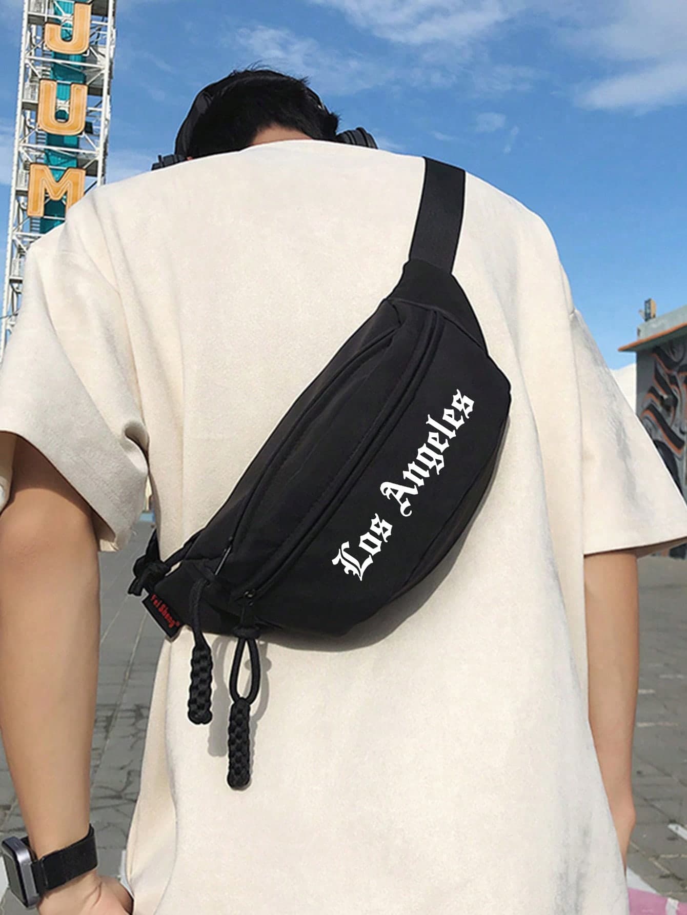 Fashion Chest Bag For Men, Influencer Same Model Waist Bag, Highly Attractive Value, Large Capacity Japan Style, Nylon Shoulder Crossbody Bag ,City Bag