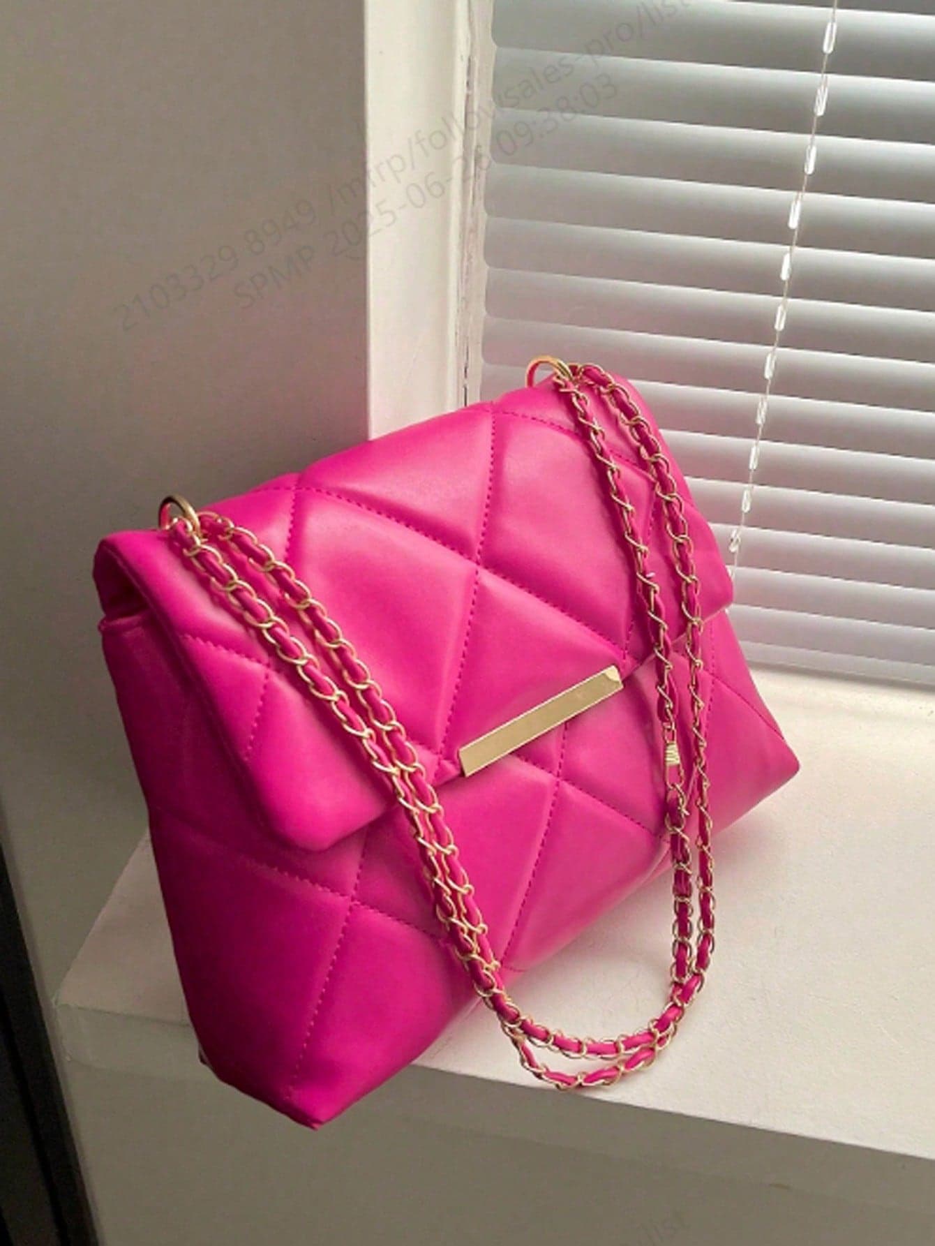 Solid Color PU Fabric Embroidered Casual Women's Shoulder Bag, Suitable For Party, Street, Travel