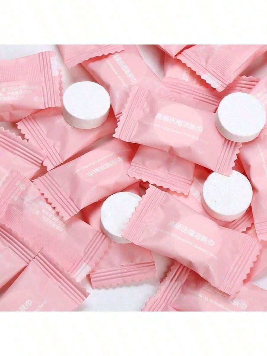 Portable Compressed Towels, Disposable Wet Wipes And Toilet Paper, Suitable For Camping And Outdoor Hiking, For Travel