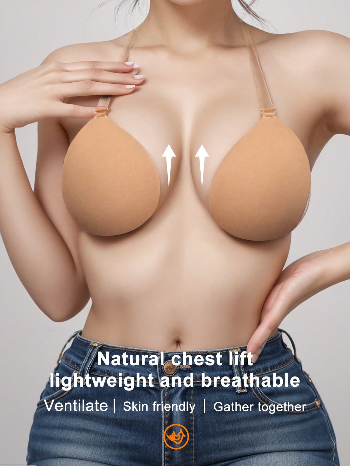 Angel Wings Strapless Bra, With Straps, Backless Lift, Suitable For Wedding Dresses, Essential For Weddings: Angel Wings Backless Lift Bra | Convertible Strapless Design, Comes With Clear/Self-Adhesive Straps | Perfect For Deep V And Backless Dresses, Best-Selling Angel Wings Silicone Bra | 2-In-1 Backless Lift Bra | Secure Adhesive Support, Ideal For Brides, Galas And Special Occasions