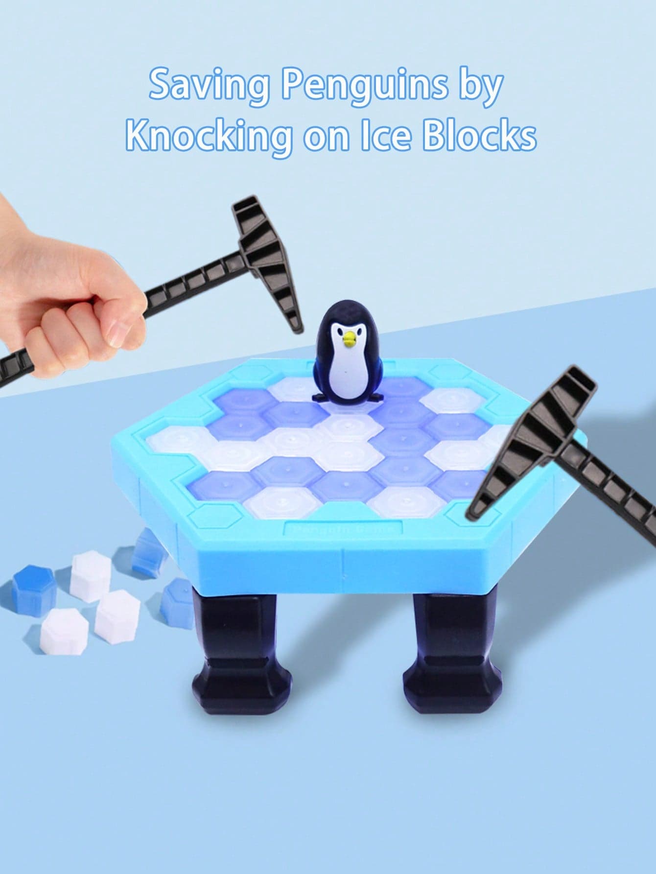 Children's Ice Breaking Penguin Rescue Toy, Develop Logical Thinking And Hand-Eye Coordination Skills - Birthday/Holiday Gift