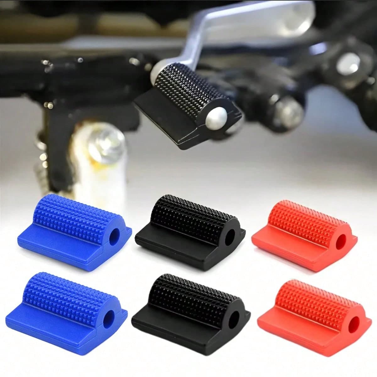 Anti-Slip Universal Motorcycle Gear Shift Lever Foot Cover Protective Sleeve Rubber Pad Non-Slip Motorcycle Accessories