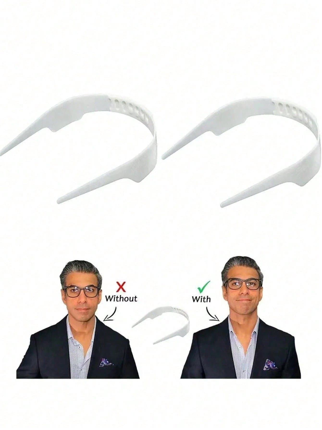 Unisex Detachable Shirt Collar Inserts, Suitable For Business Meetings Or Interviews, Essential For Day And Night! Want To Leave A Lasting Impression On Your Date Or Significant Other? This Will Give You The Swing And Confidence You're Looking For! Fashionable Style Makes You Effortlessly Professional And Stylish.