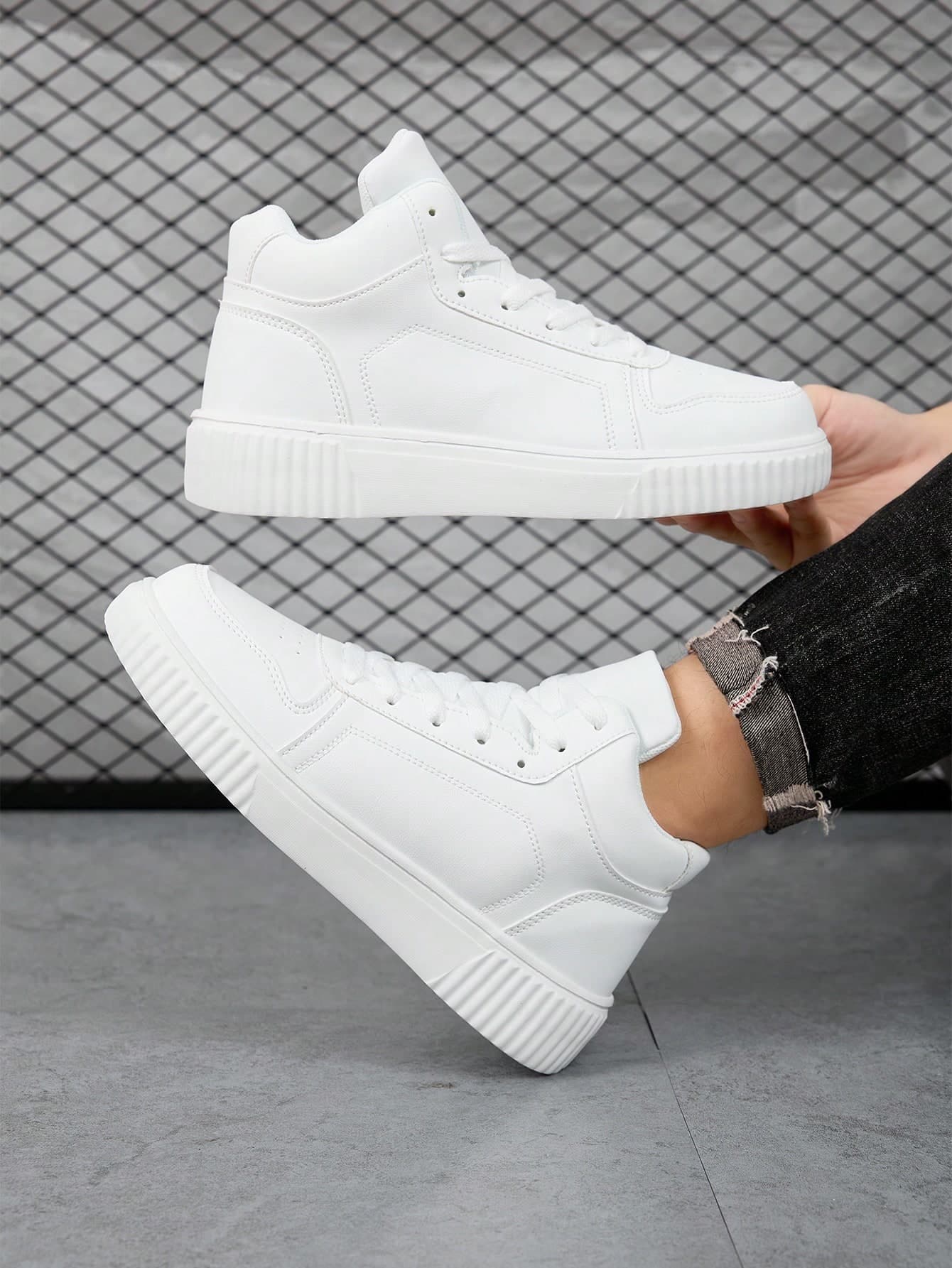 Autumn Men's Shoes, Running Shoes, Training Shoes, Lightweight Breathable Elevator Men's Shoes, Black Shoes, Sports Shoes, Tennis, Outdoor Sports Shoes, Suitable For Students Daily Wear, Men's High-Top Sports Shoes, Lightweight Boots, Suitable For Spring/Autumn/Winter