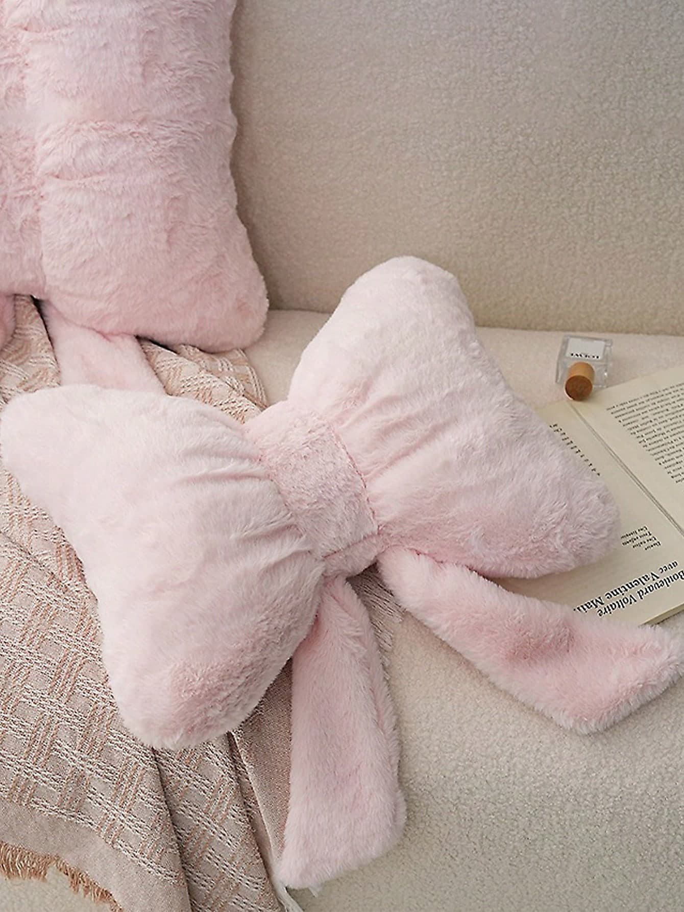 New Bow Knot Throw Pillow, Floral Shaped Cushion, Decorative Bowknot Pillow For Bed And Sofa, Soft & Cute Flower Pillow, Autumn/Winter Home And Dorm Decor Pillow, Halloween And Christmas Gift