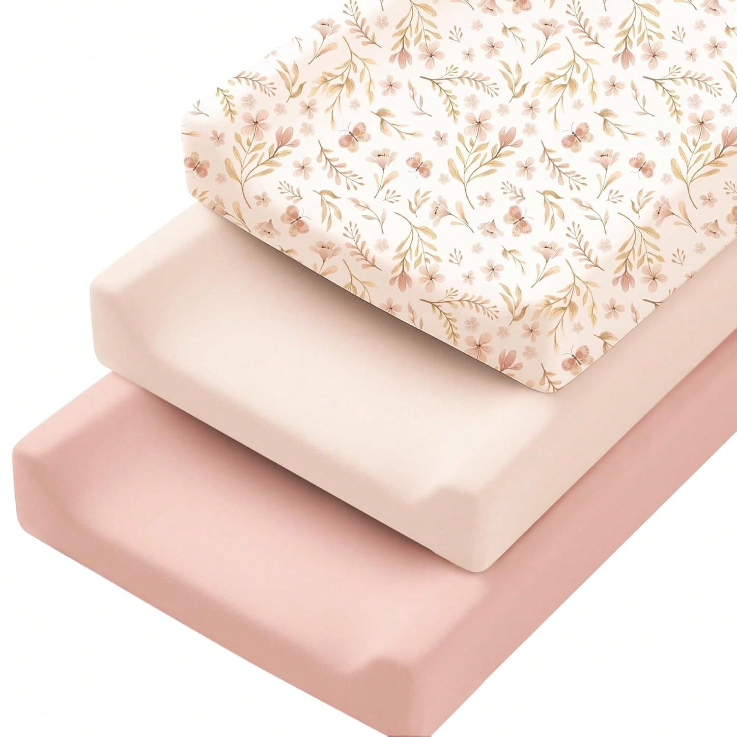Elastic Diaper Changing Pad Cover, Unisex For Baby Boys And Girls, Silky Soft, Fits 32/34 Inch X 16 Inch Contoured Changing Pad, Breathable Infant Diaper Pad Liner