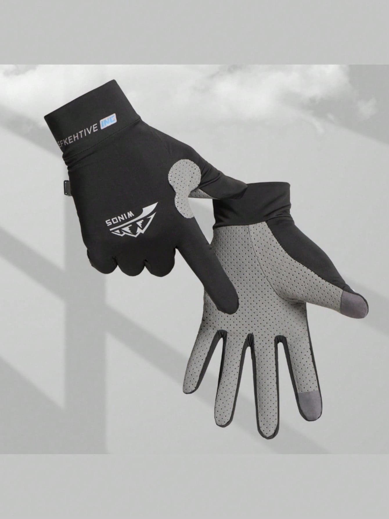 New Fashion Men's Ice-Slip Fiber Fabric Gloves, Outdoor Cycling Sports & Fishing Anti-Slip Sun Protection Full Finger Kayak Rowing Gloves, Rowing Equipment, Kayak Accessories, Sports Design, Lightweight Gloves, Premium Fabric, Durable Material, Sports Gloves, Fishing Gloves, Outdoor Enthusiasts, Kayak Fishermen