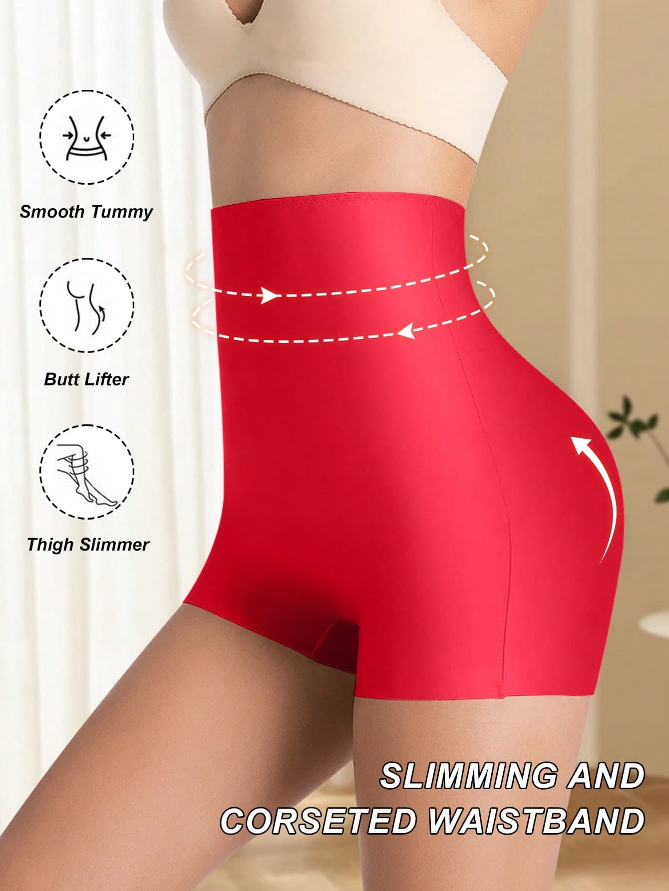 New Fashionable & Comfortable High Waist Seamless Shaping Panties, Tummy Control, Butt Lifting, Slimming Shorts For Women