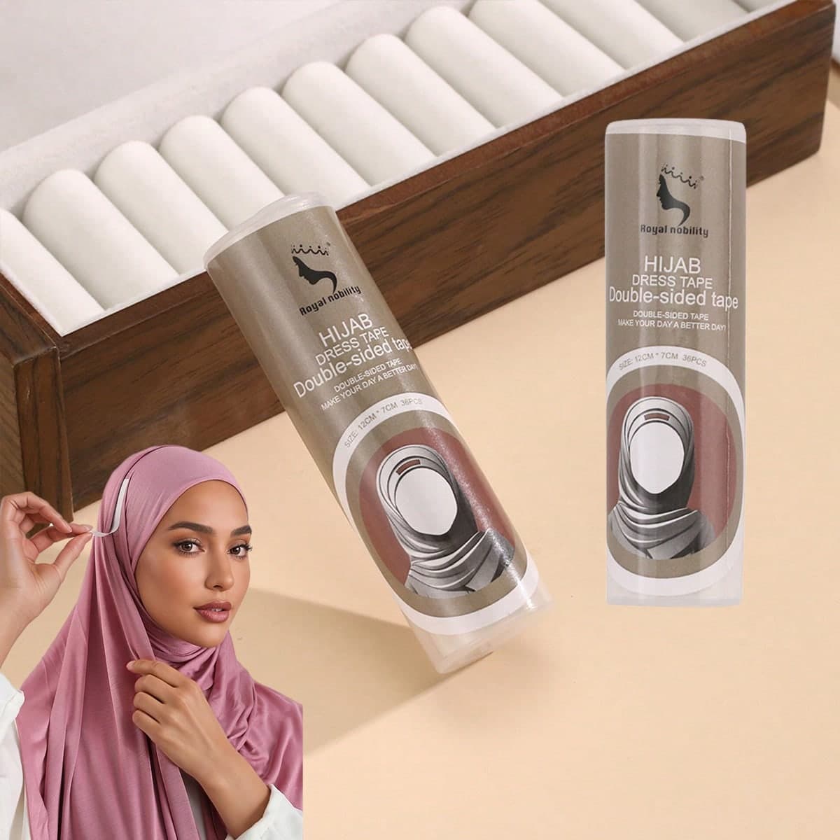 72pcs/Set Non-Slip Hijab Tape