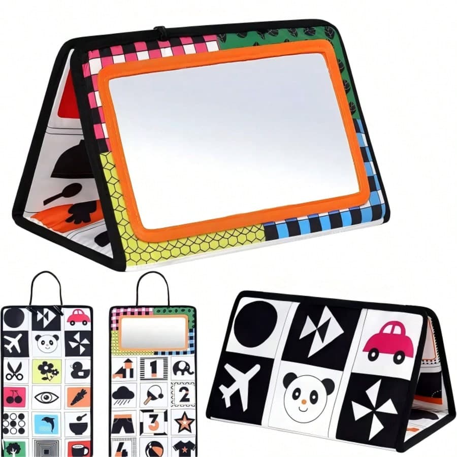 Children's 3D Tactile Learning Book - Colorful Early Education Cognitive Story Book, Suitable For Boys And Girls - Polyamide Material With Mirror Reflection - Ideal Party Favor And Holiday School Supply, Teen Learning Tool