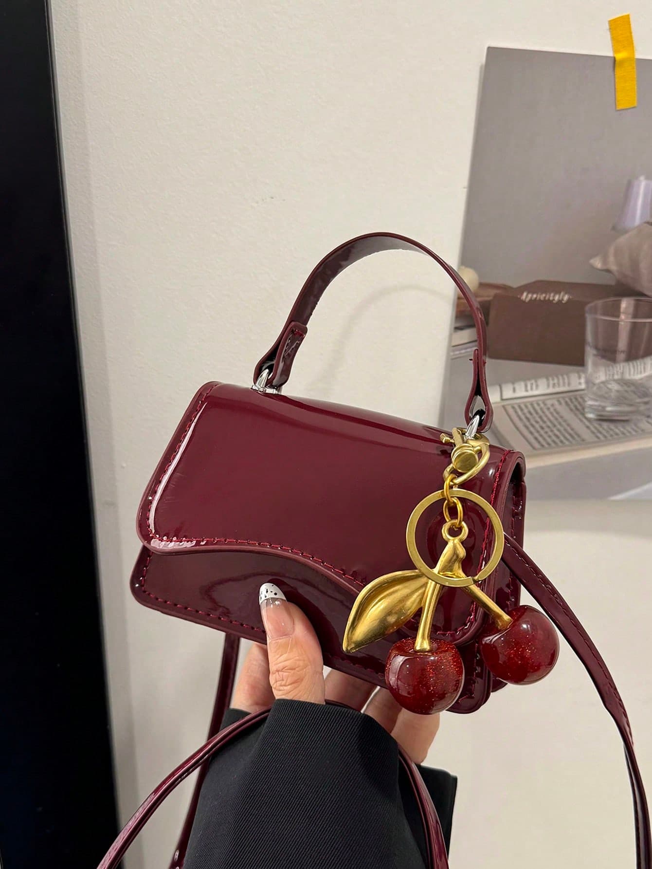 Fashionable Solid Color Minimalist Mini Handbag, Women's Underarm Crossbody Bag, Suitable For Shopping, Daily Carry
