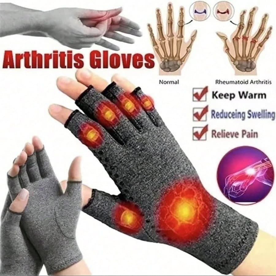1 Pair Comfortable Fingerless Gloves With Anti-Slip Grip And Breathable Fabric For Computer Typing, Daily Office Work, And Casual Activities In All Seasons For Men & Women