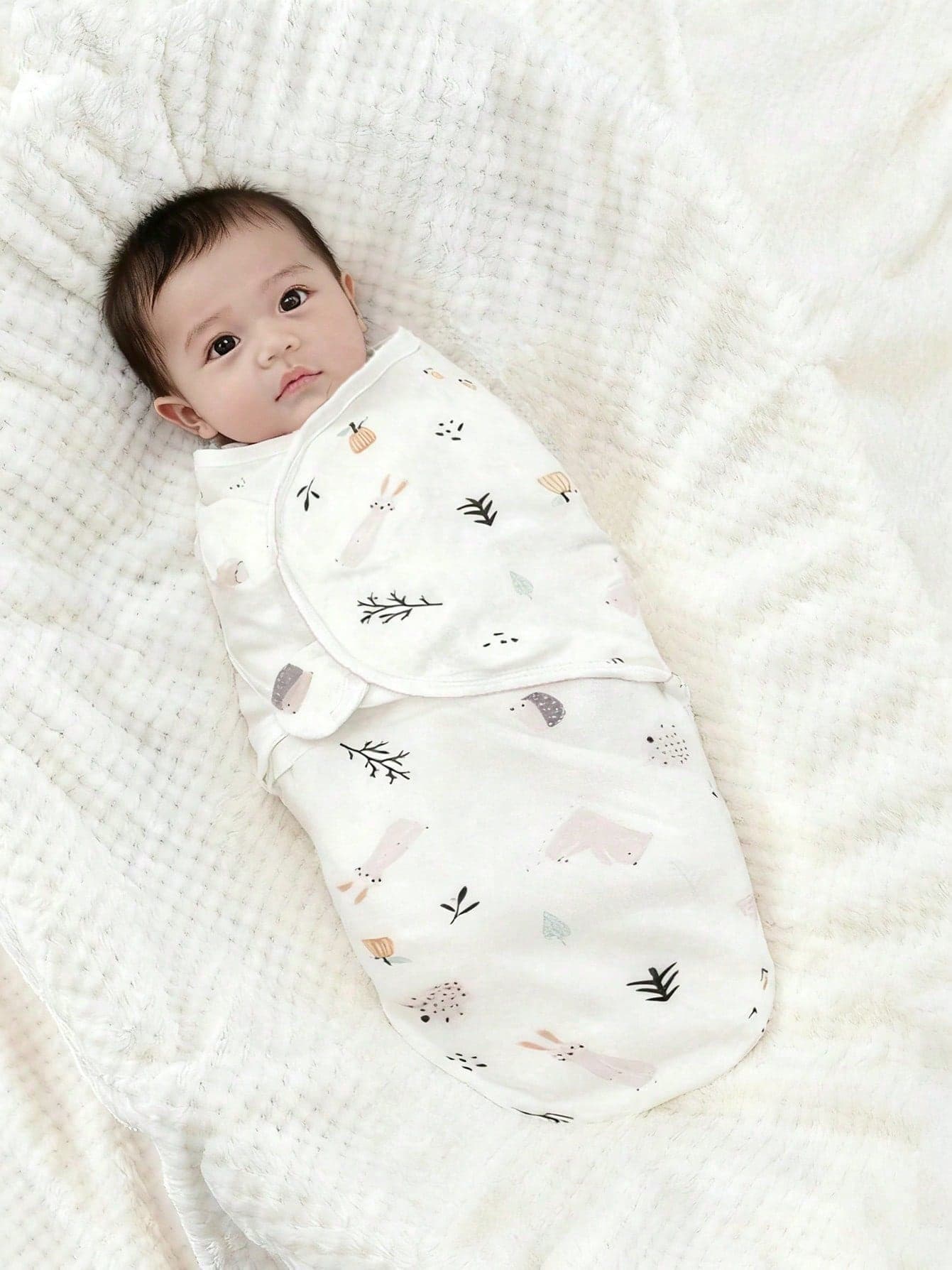 1pc Newborn Swaddle Blanket, 0-3 Months Baby Swaddle, Receiving Blanket, Wearable Infant Blanket, Baby Swaddle Wrap, Easy Change Swaddle, Infant Wearable Blanket, Baby Swaddle