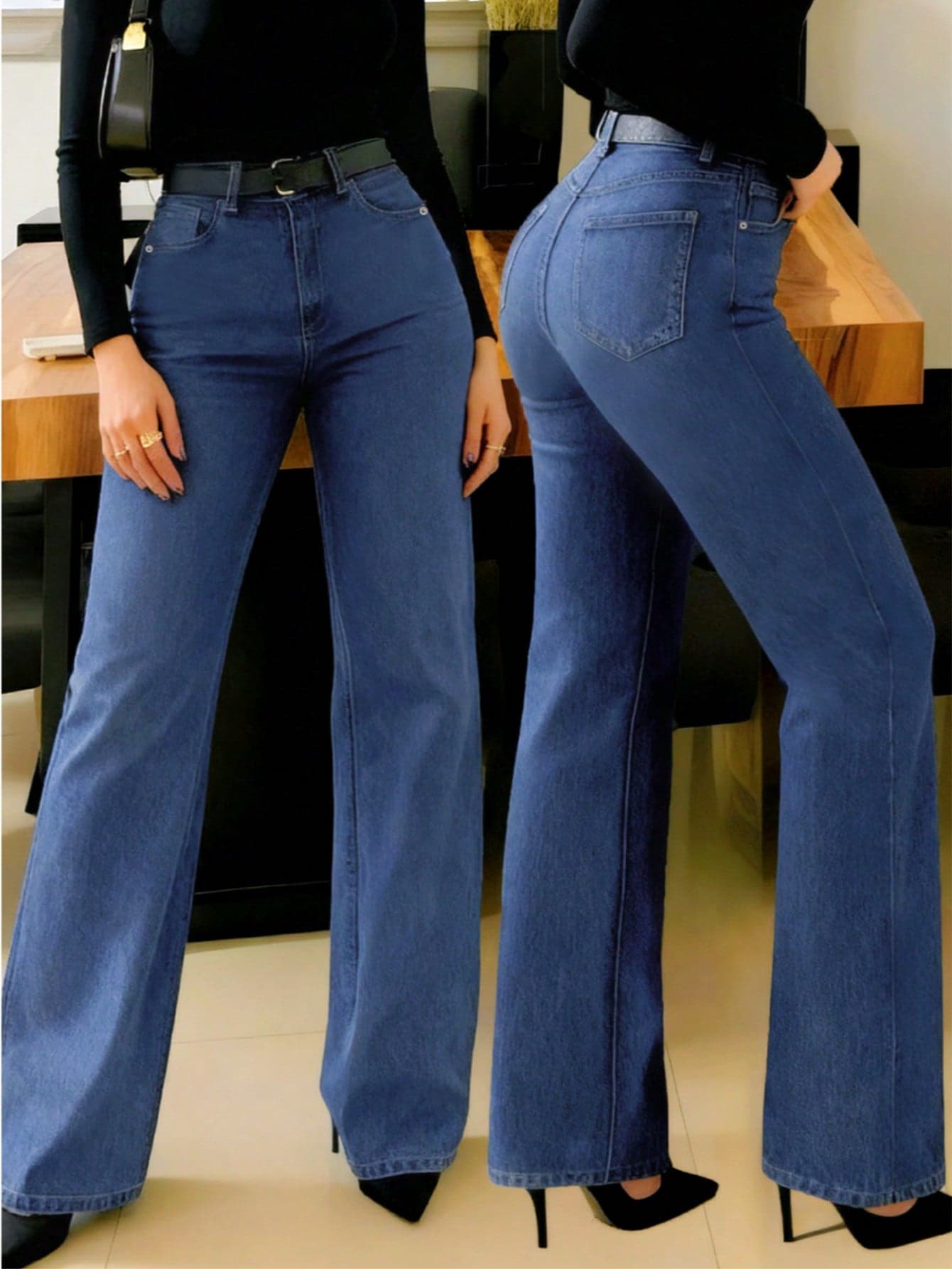 New Women Straight Leg Jeans, Loose Fit Casual Street Style Brand Relaxed Fit Jeans, Women Denim Pants And Clothing Spring