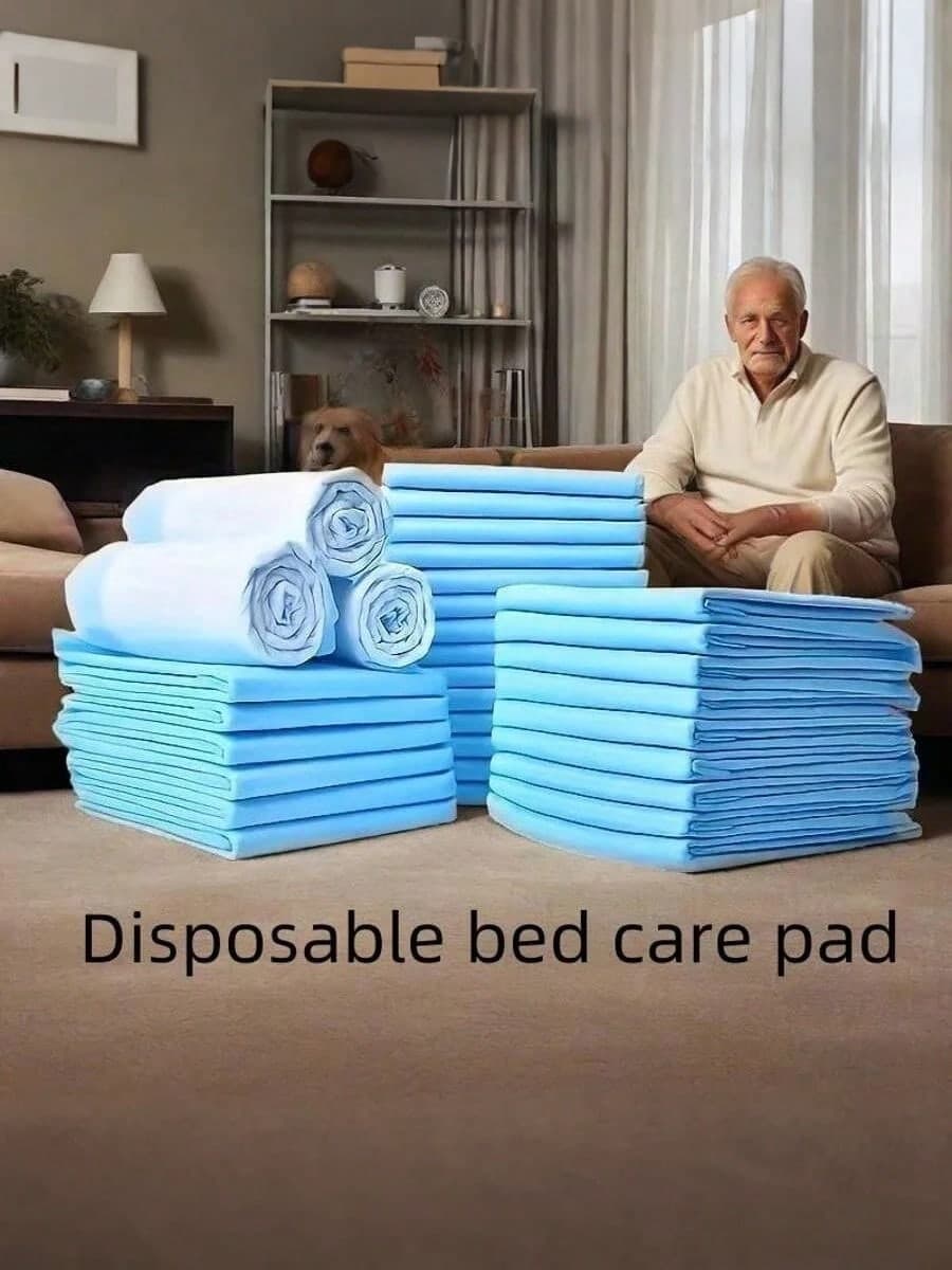 20pcs High Quality Disposable Absorbent Pads, Tear-Resistant Disposable Bed Pads, Super Absorbent Nursing Pads, Thickened Adult Incontinence Pads, Also Suitable For Elderly; Can Also Be Used As Pet Training Pads.