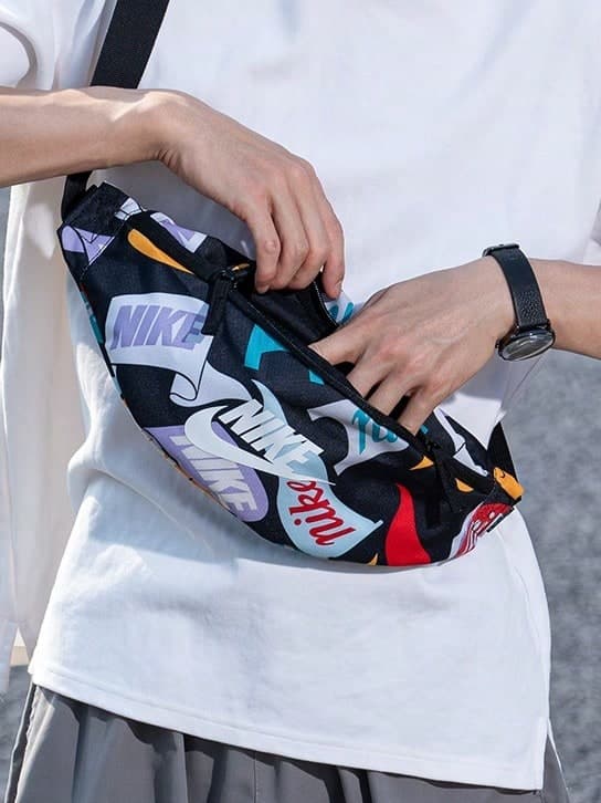 Nike Shoulder Bag Men And Women Sports Bag Messenger Bag HJ8368-010