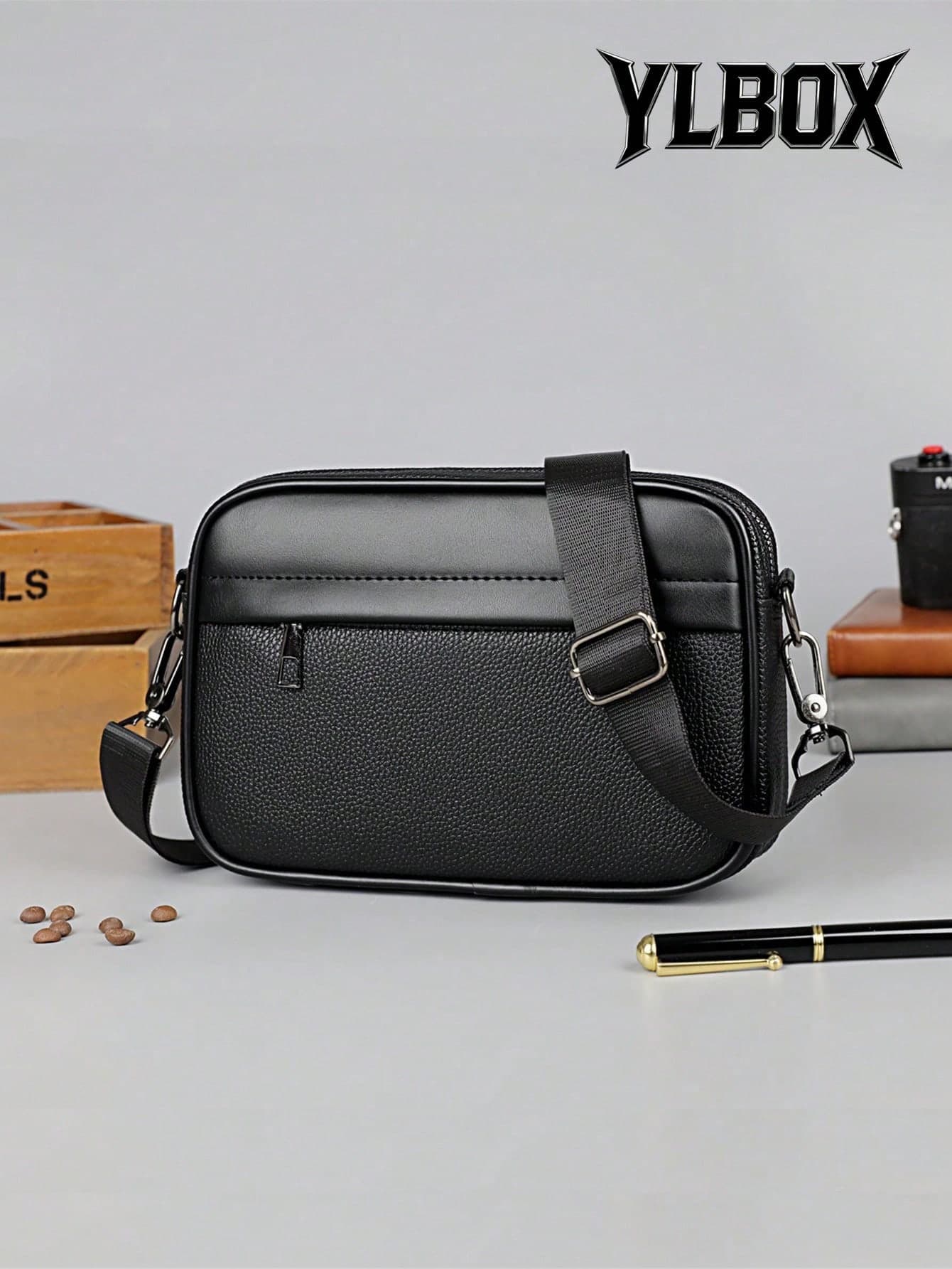 Men's Casual Plaid Shoulder Bag, New Korean Version Genuine Leather Crossbody Bag, Fashion Small Square Bag, Brand Patchwork Small Backpack, Halloween, Christmas Gift, Autumn/Winter Travel Holiday Shoulder Bag, Sling Bag, Waist Bag, Black Bag, Holiday Essential, Camping Shoulder Bag, Back To School Summer, Vacation Bag, Backpack, Crossbody Bag, Spring Study Shoulder Bag, Printed Mini Bag, Camera Bag, Small Pouch Valentine'S Day Phone Bag , Work Bag, Work Bag, Easter, Tote Bags For University, Pouch For Phones