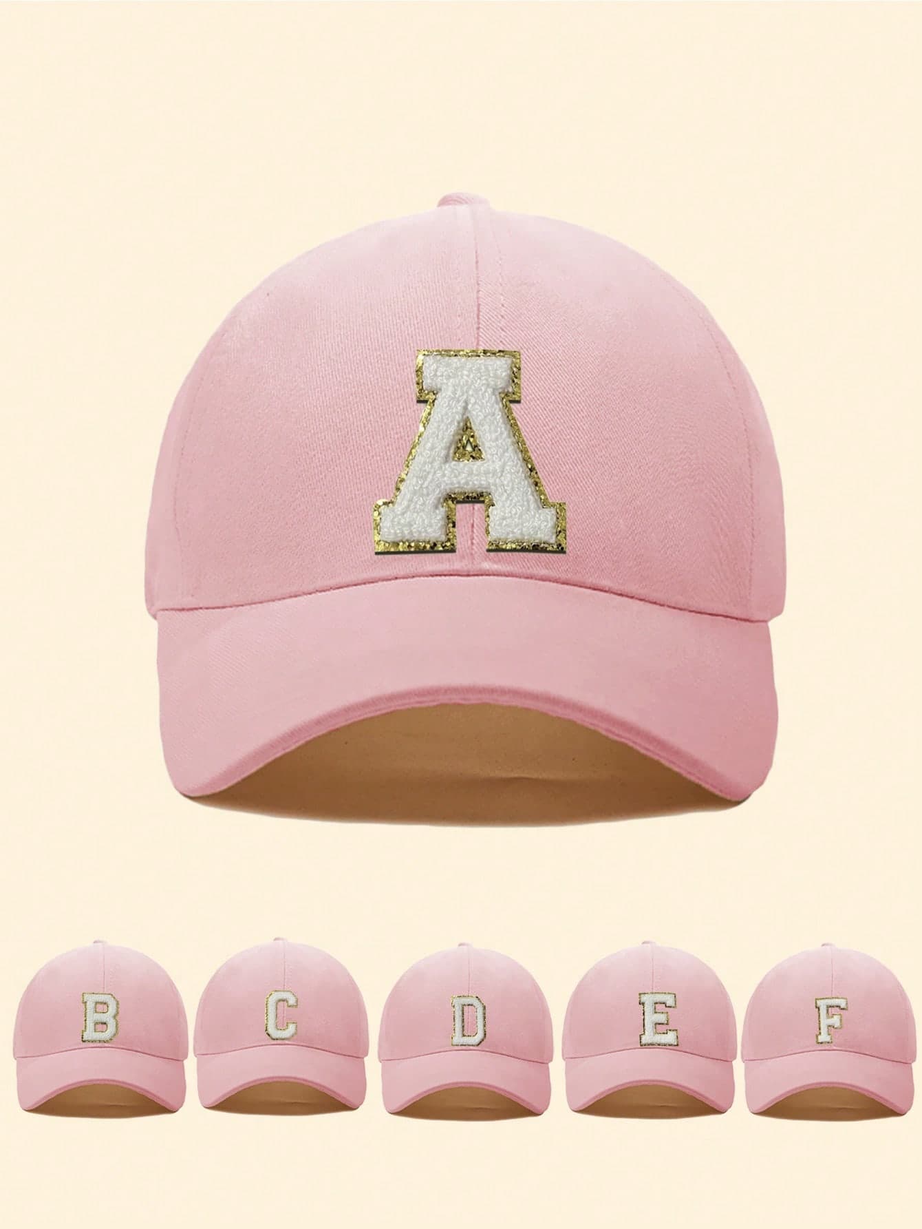 1pc Kids 26 Letter Pattern Baseball Cap, Toddler Boys Girls Sun Hat, Suitable For Outdoor Daily Wear, UV Protection