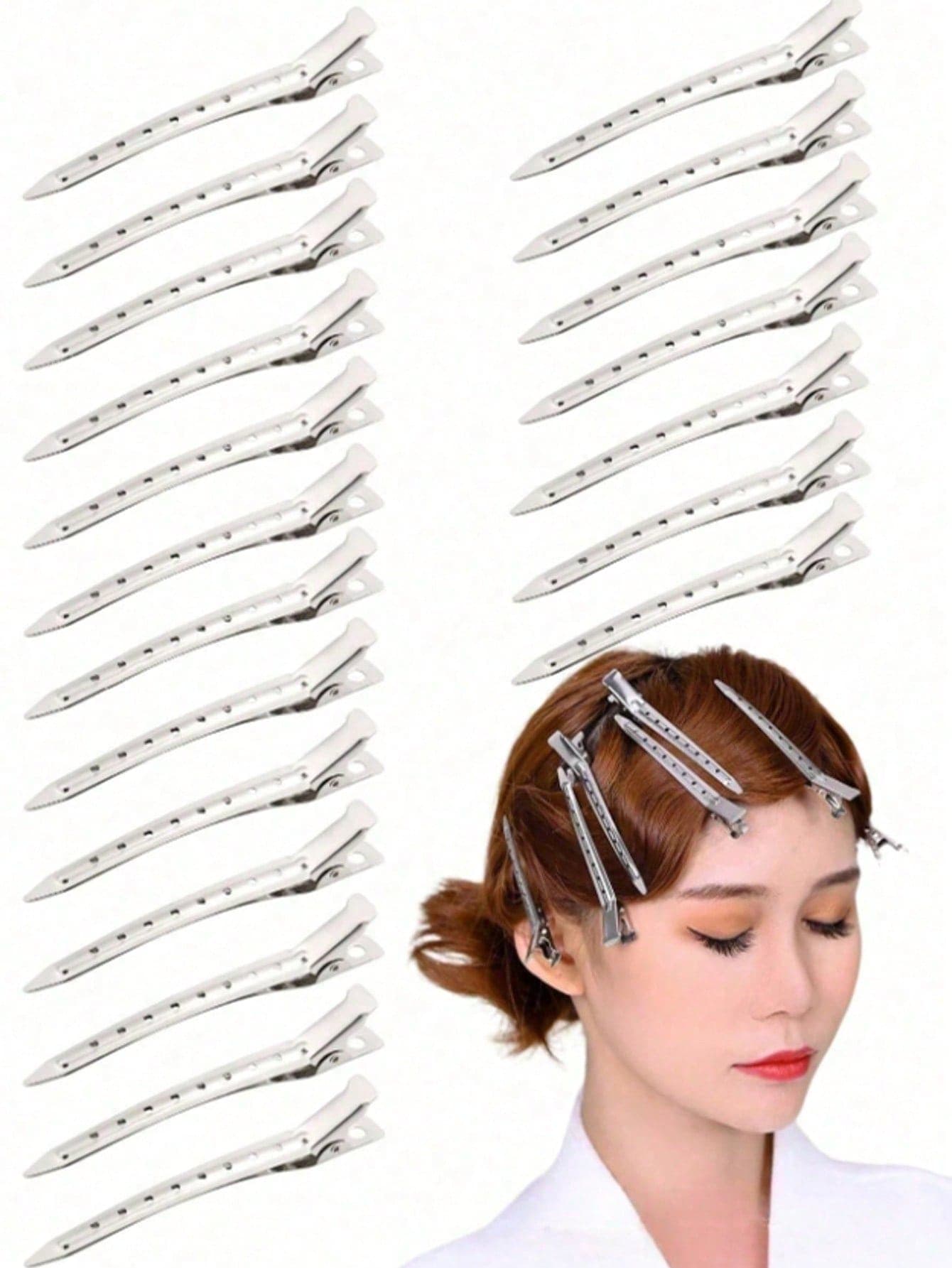 9cm 10/20pcs/Set Metal Hair Root Clip, Professional Salon Hair Styling Accessories, DIY Tools, Hair Jewelry