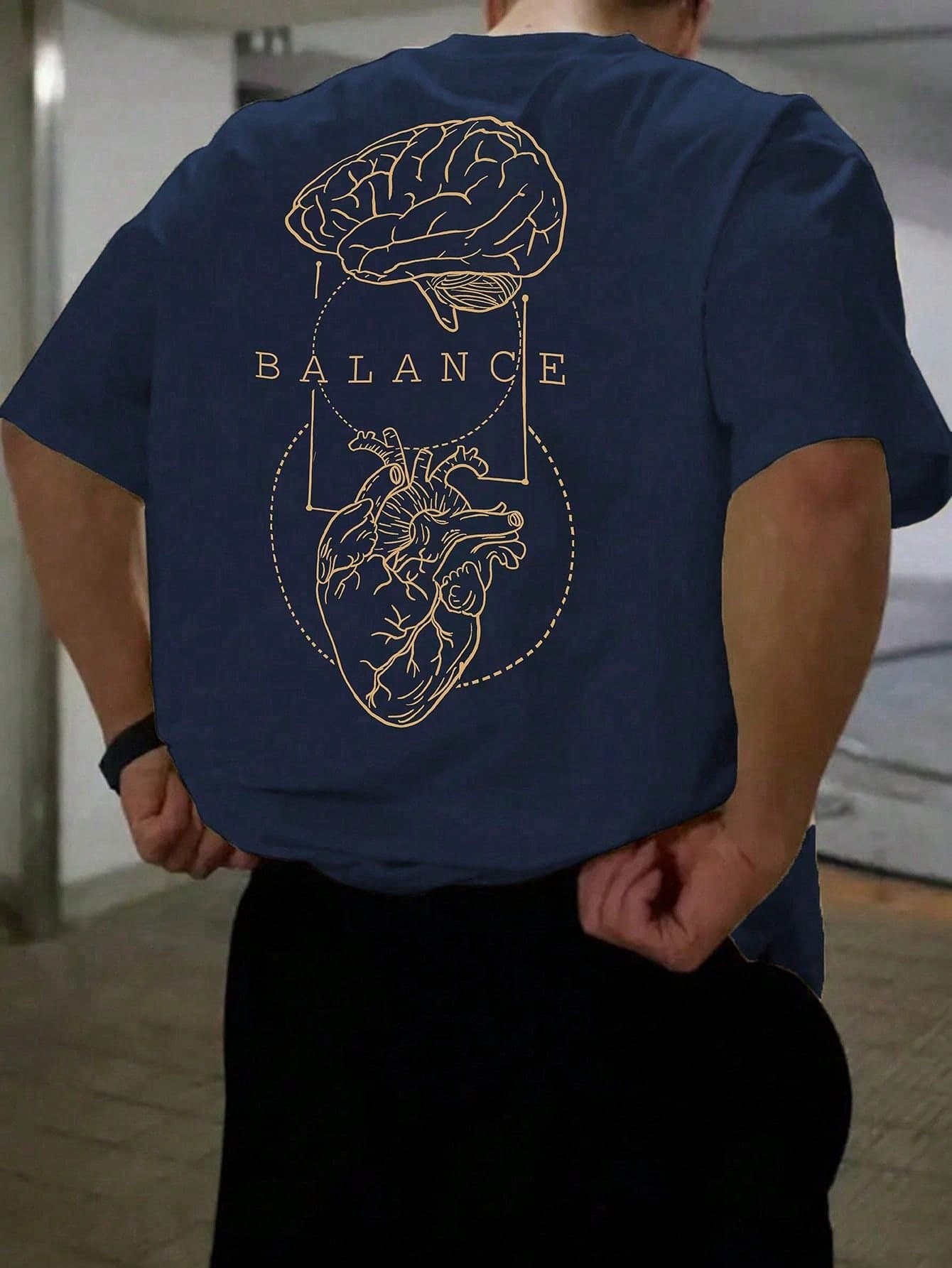 1pc Men's Fashionable Printed Loose Fit Short Sleeve T-Shirt | Exquisite Design | Summer Essential | Easy To Match, Showcasing Your Style