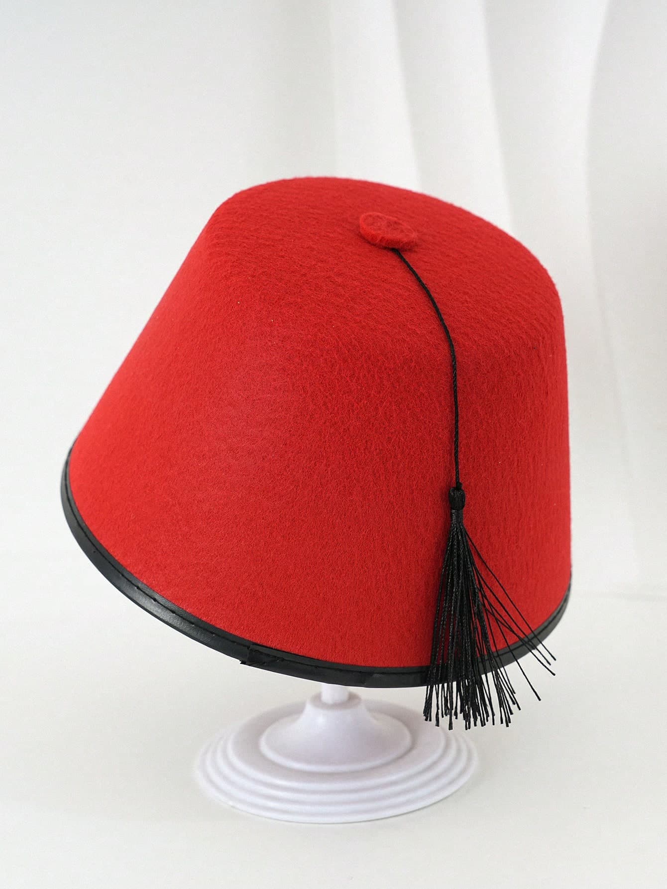 1pc Men's Solid Color U.S. Toy Fez Hat, Novelty Gift Turkish Hat, Suitable For Festivals, Parties, And Daily Wear,Travel,Beach