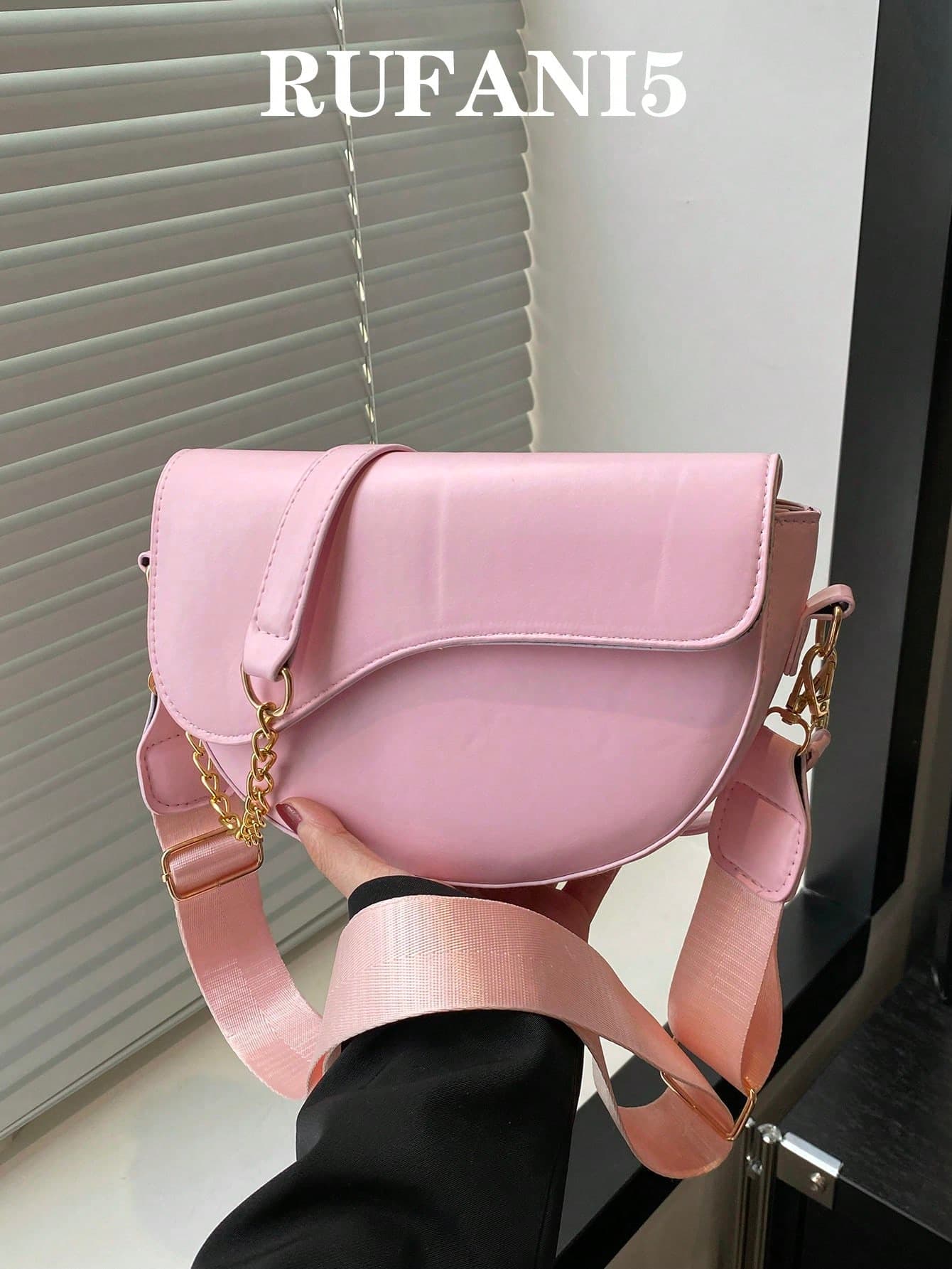 1pc Fashionable Solid Color Minimalist Flap Mini Shoulder Bag, Suitable For Women's Daily Use And Gifts