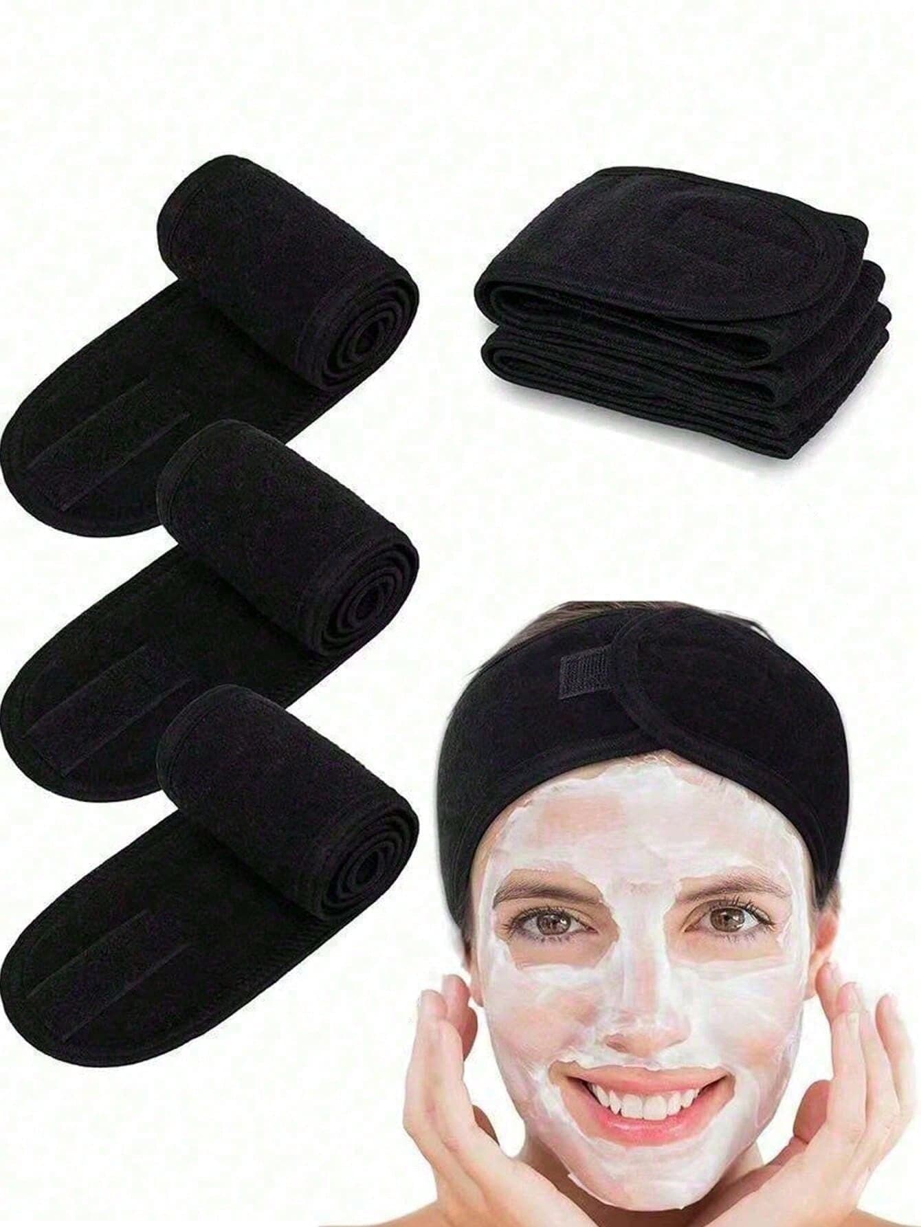 1pc Adjustable Non-Slip Solid Color Headband For SPA Face Washing Skincare Makeup, Adjustable Loose Hairband For Yoga SPA Bath Shower Makeup Face Washing Hair Accessory, Sponge High-Top Crown Twisted Headband, Wrist Towel, Velvet Cloud Headband, Women's Home Bathroom Decor Autumn Decor Back To School Hair Accessory