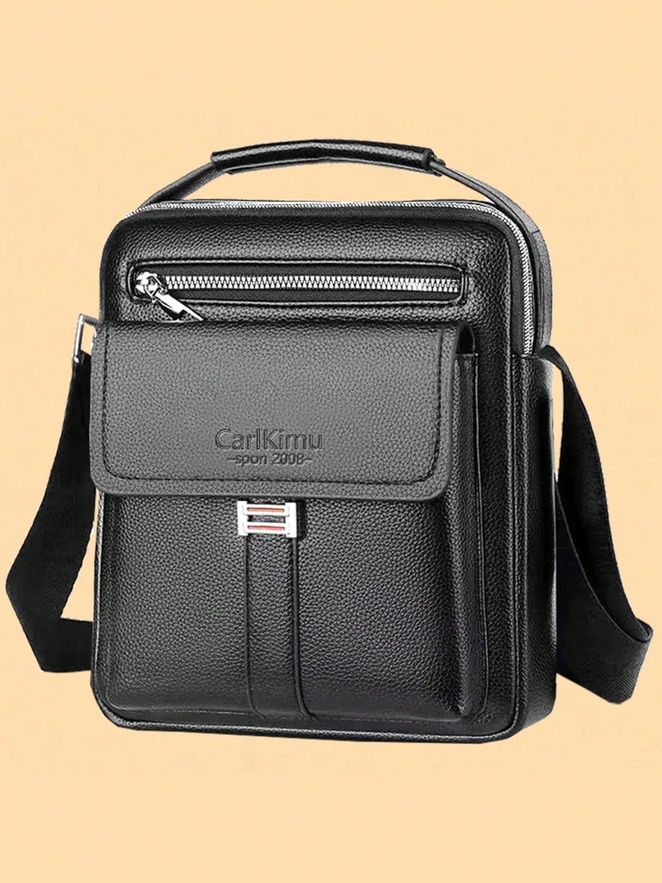 Men's High-End Retro Fashion Casual Business Portable Handbag With Detachable Shoulder Strap, Pouch For Phones,Y2k,Fathers Day Gifts