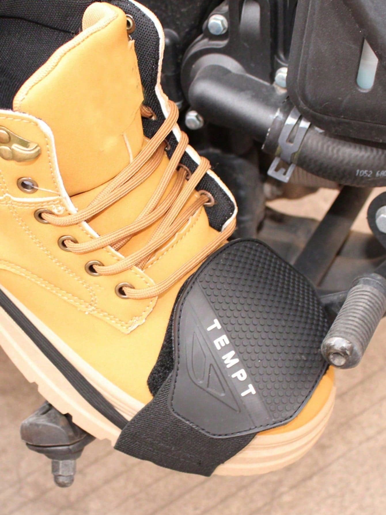 TEMPT Motorcycle Gear Shift Pad - Anti-Slip Boot Protector, Universal Shoe Shifter Guard For Motorbike & Dirt Bike Riding
