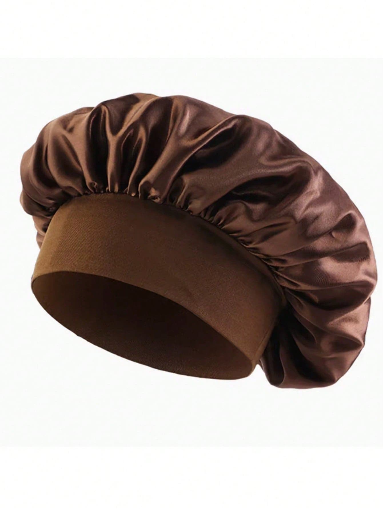 1pc Women's Satin Solid Color Beanie,Summer,Beach,Hat,Holiday,Travel