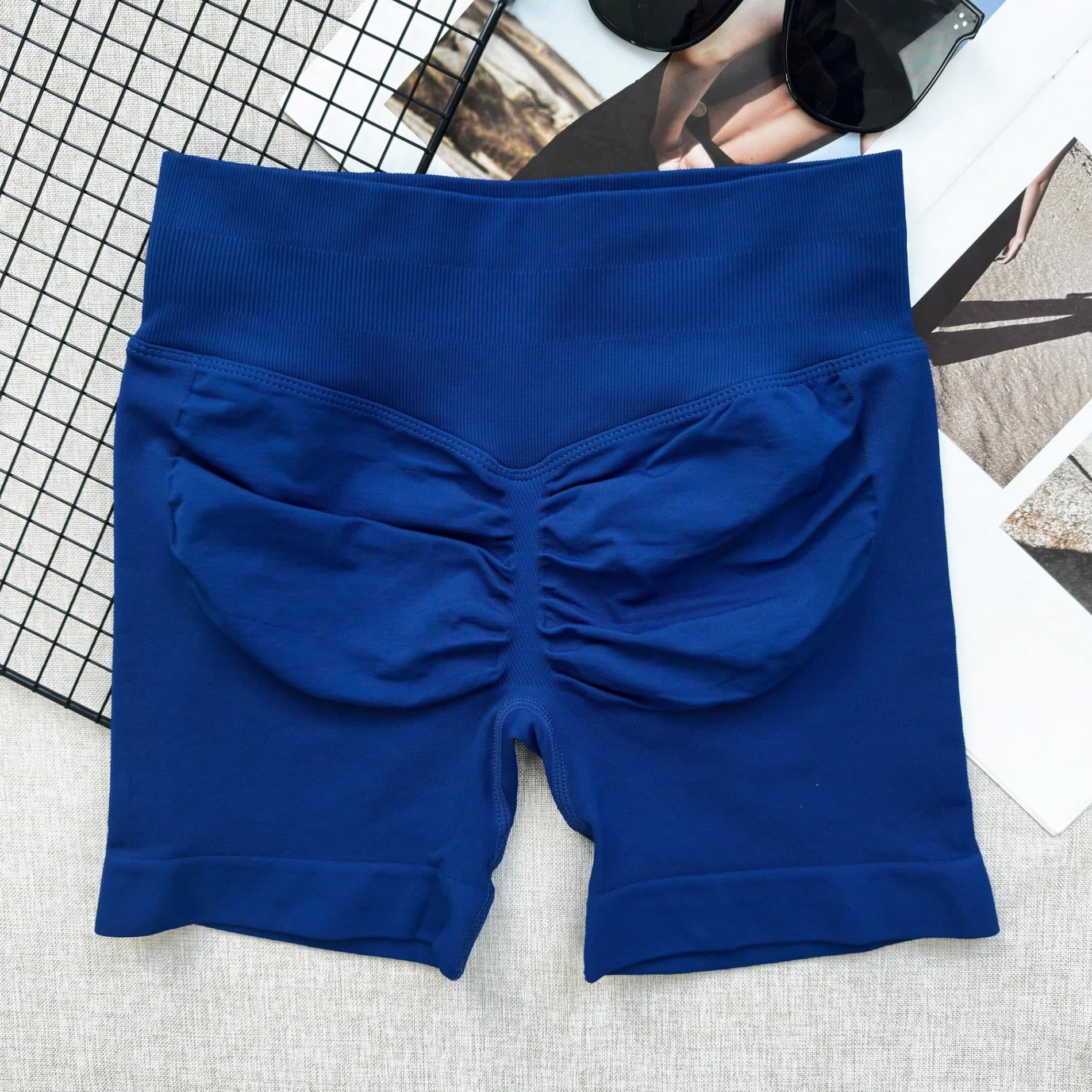 High Waist Seamless Yoga Shorts For Women - Stretchy, Butt-Lifting, Suitable For Running, Fitness And Outdoor Activities Sports Clothing | Fashionable Appearance | Elastic Fabric