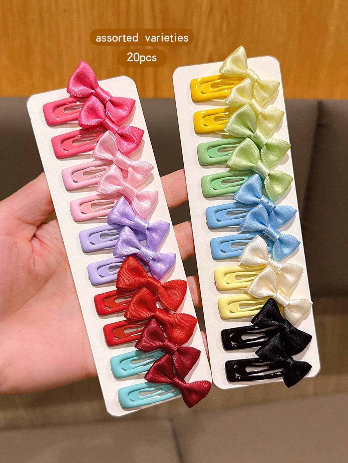 20pcs Colorful Korean Style Cute BB Hair Clips, Sweet Affordable Daily Hair Accessories
