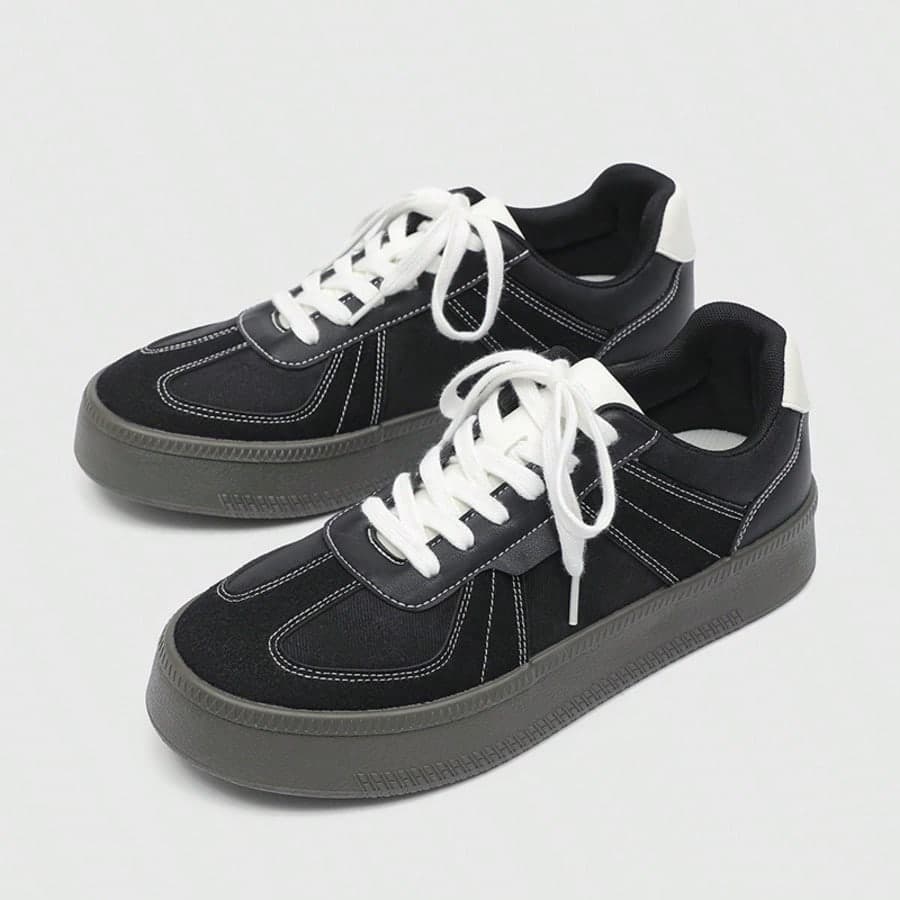 Fashionable Casual Soft-Sole Elevated Sneakers, Korean Style High-Quality Sports Shoes
