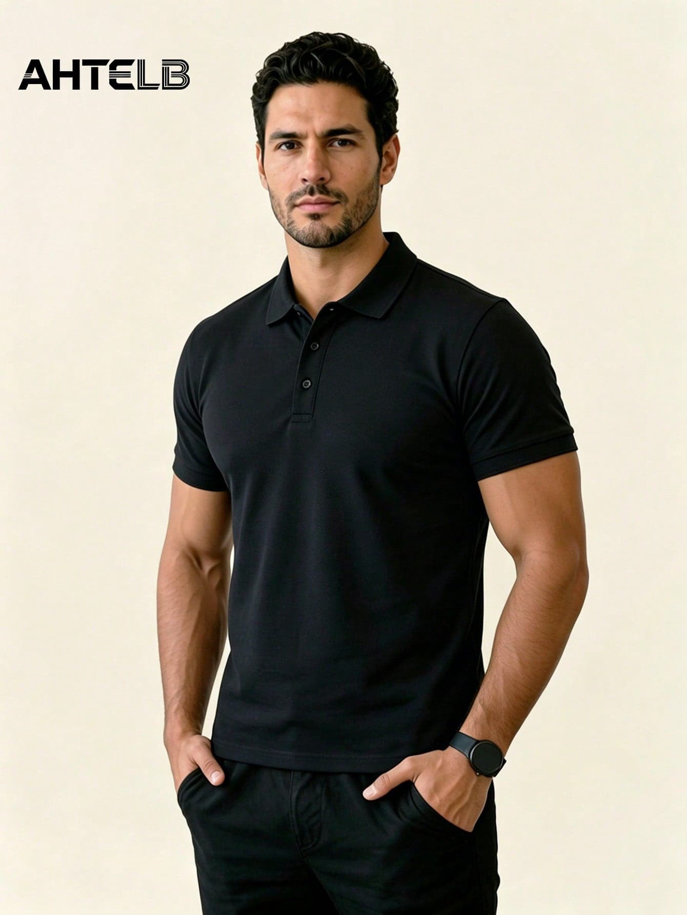 AHTELB Men's Summer Thin POLO Shirt, Short Sleeve Ice Silk Polo Men's Collar Thin T-Shirt, Slightly Transparent,T Shirts For Men Sports