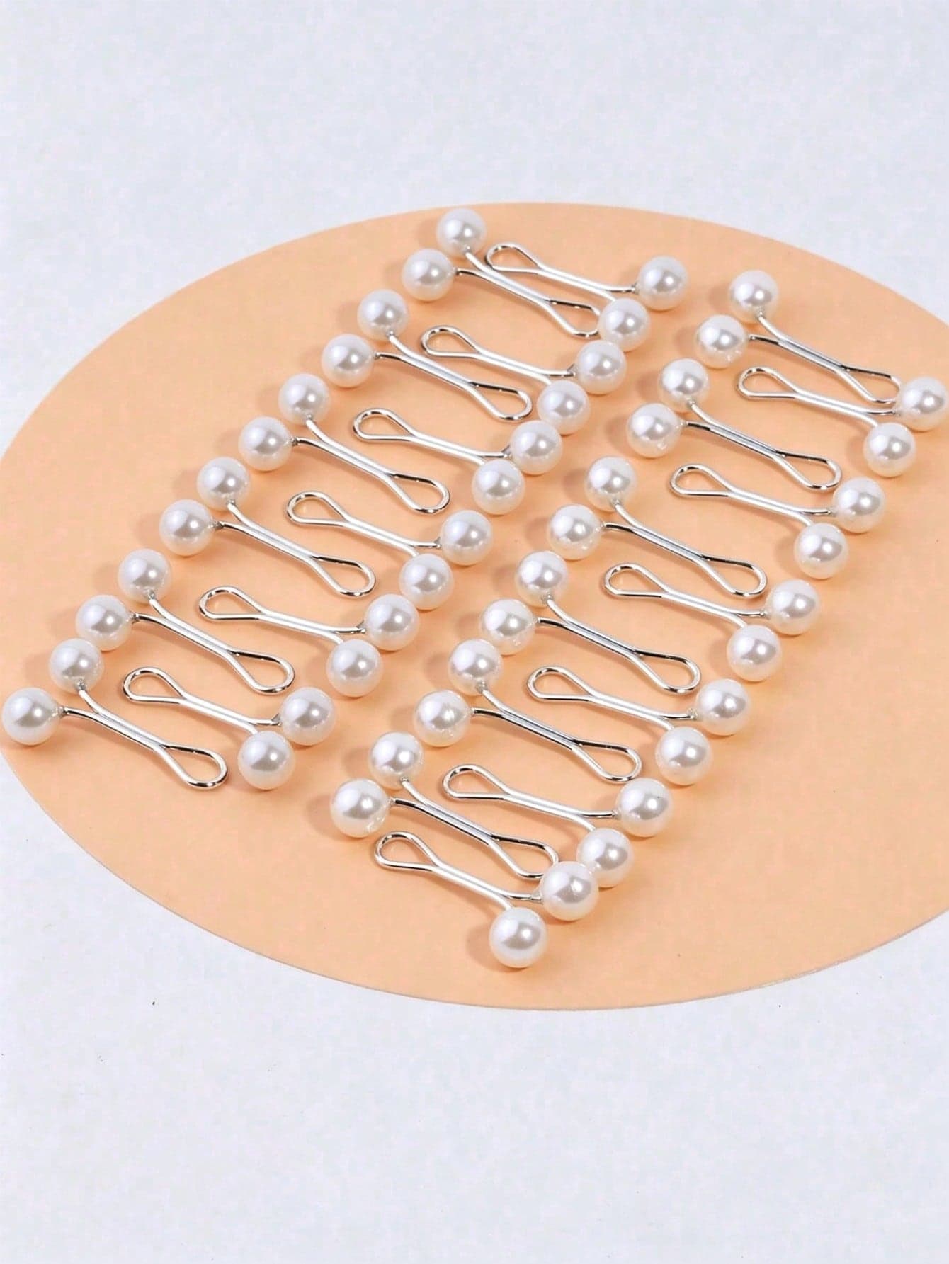 48pcs/36pcs/24pcs/12pcs Women's Brooches, U-Shaped Headscarf Clips For Wedding Dress Decoration, Scarf Clips, Shawl Pins, Daily Gift Accessories