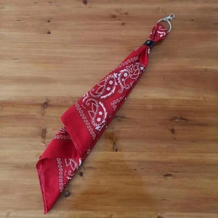 1pc Hip-Hop Bandana Paisley Square Scarf Street Pant Chain Waist Scarf Item Ribbon Hanging Pants Ornament