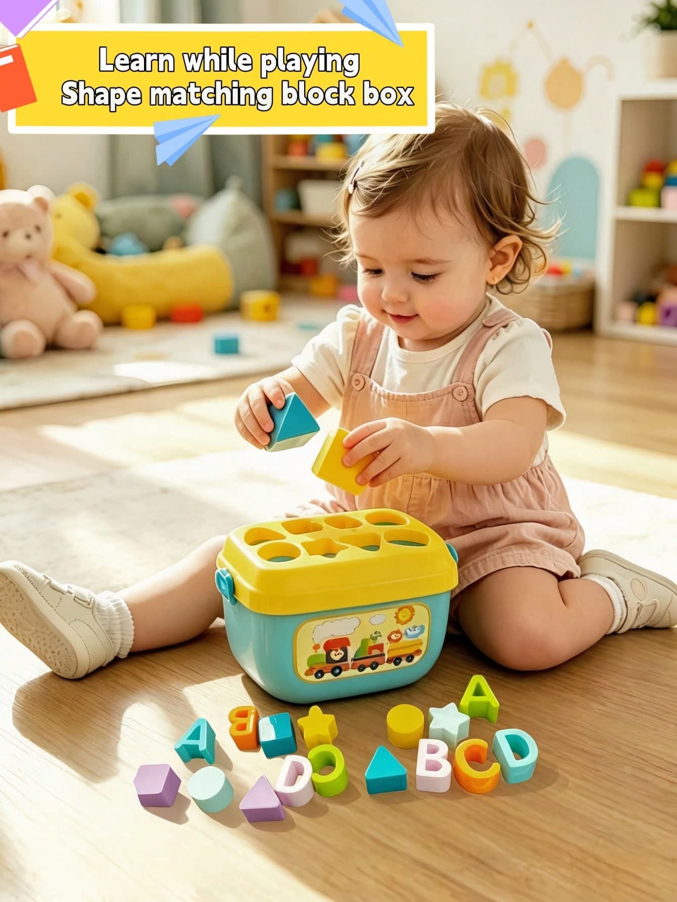 Shape Sorting Learning Blocks ,Montessori Toys,Travel Toys,Bath Toys,Baby Essentials,Kids Toys,Baby Toy,Sensory Toys,Newborn,Garden Toys,Games