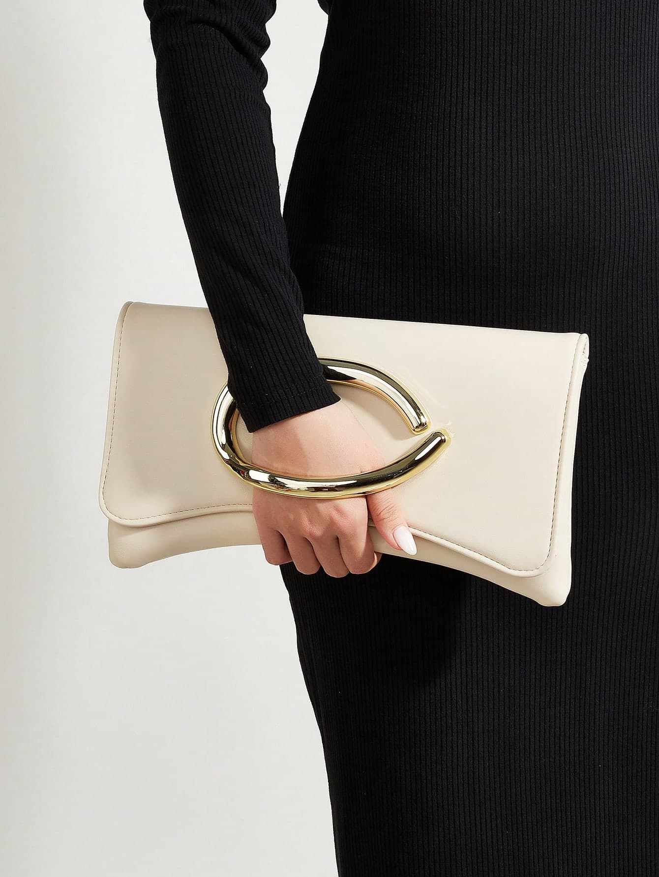 Retro Vintage Solid Color Clutch Wallet, All-Match Carry On Purse, Stylish PU Bag For Women, And For Wedding, Party, Prom, Dinner