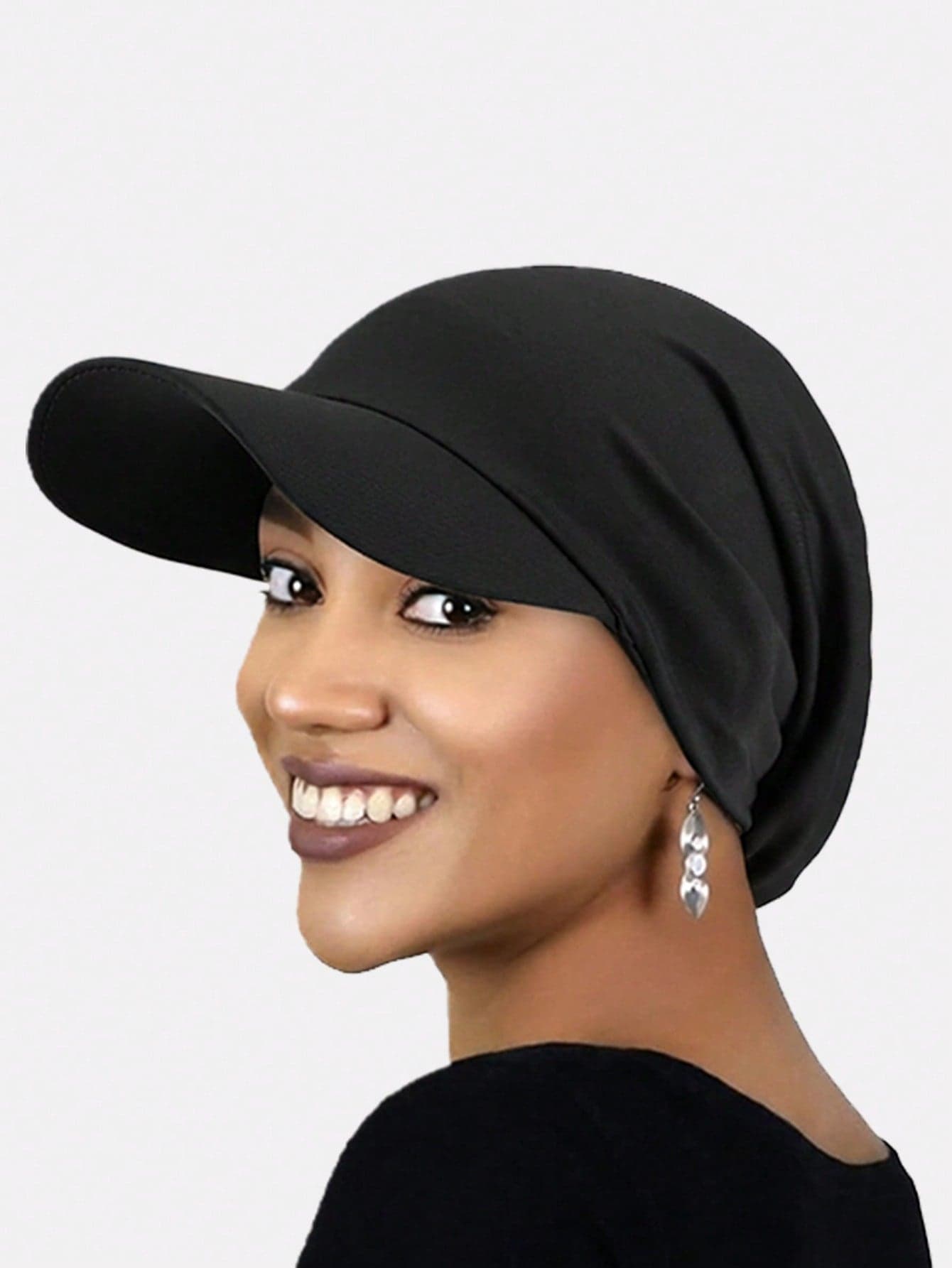1pc Women's Outdoor Sun Hat, Visor Cap, Headscarf Hat, Hair Protection Sun Hat, Suitable For Daily Use,Holiday,Travel