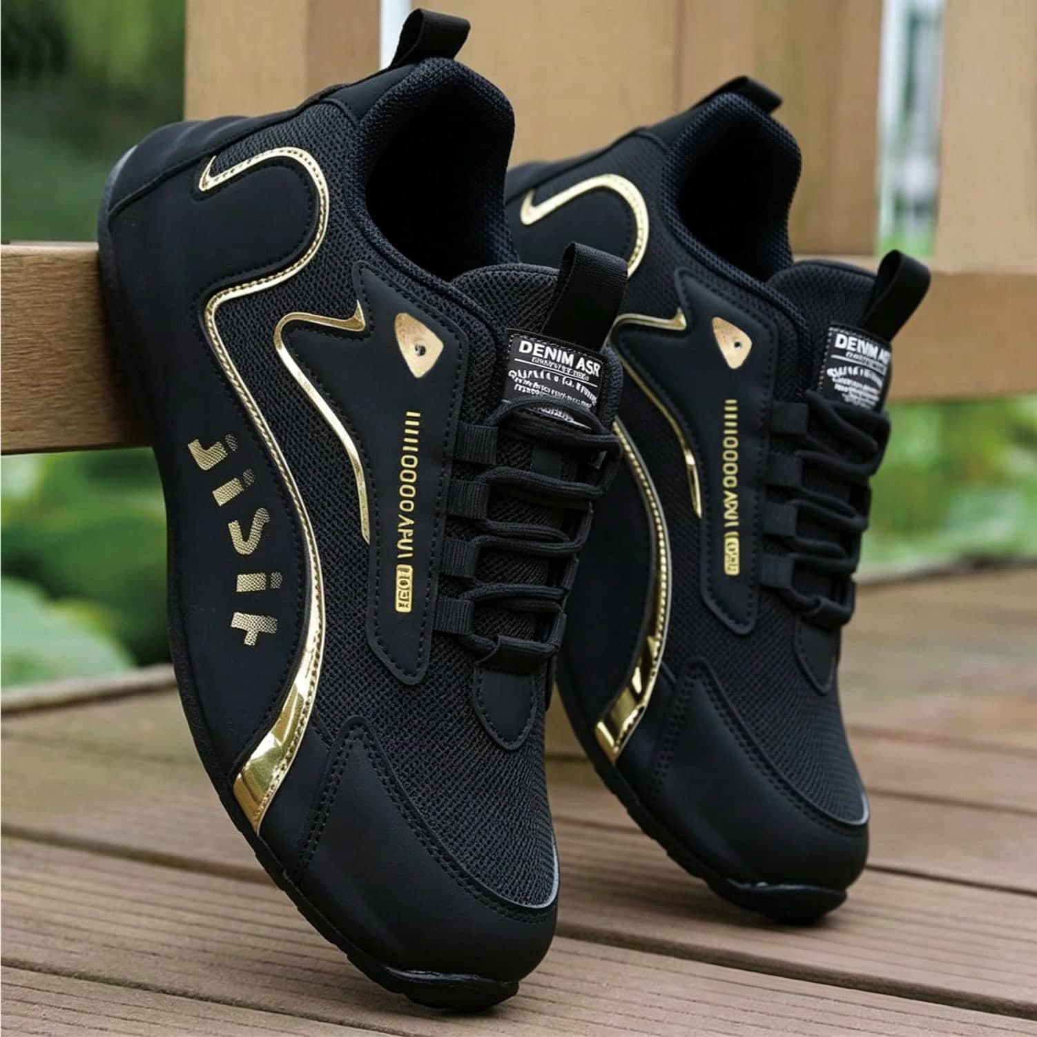 OBOVAY Men's Breathable Mesh Casual Sports Shoes, Soft Sole Wear-Resistant Running Sneakers