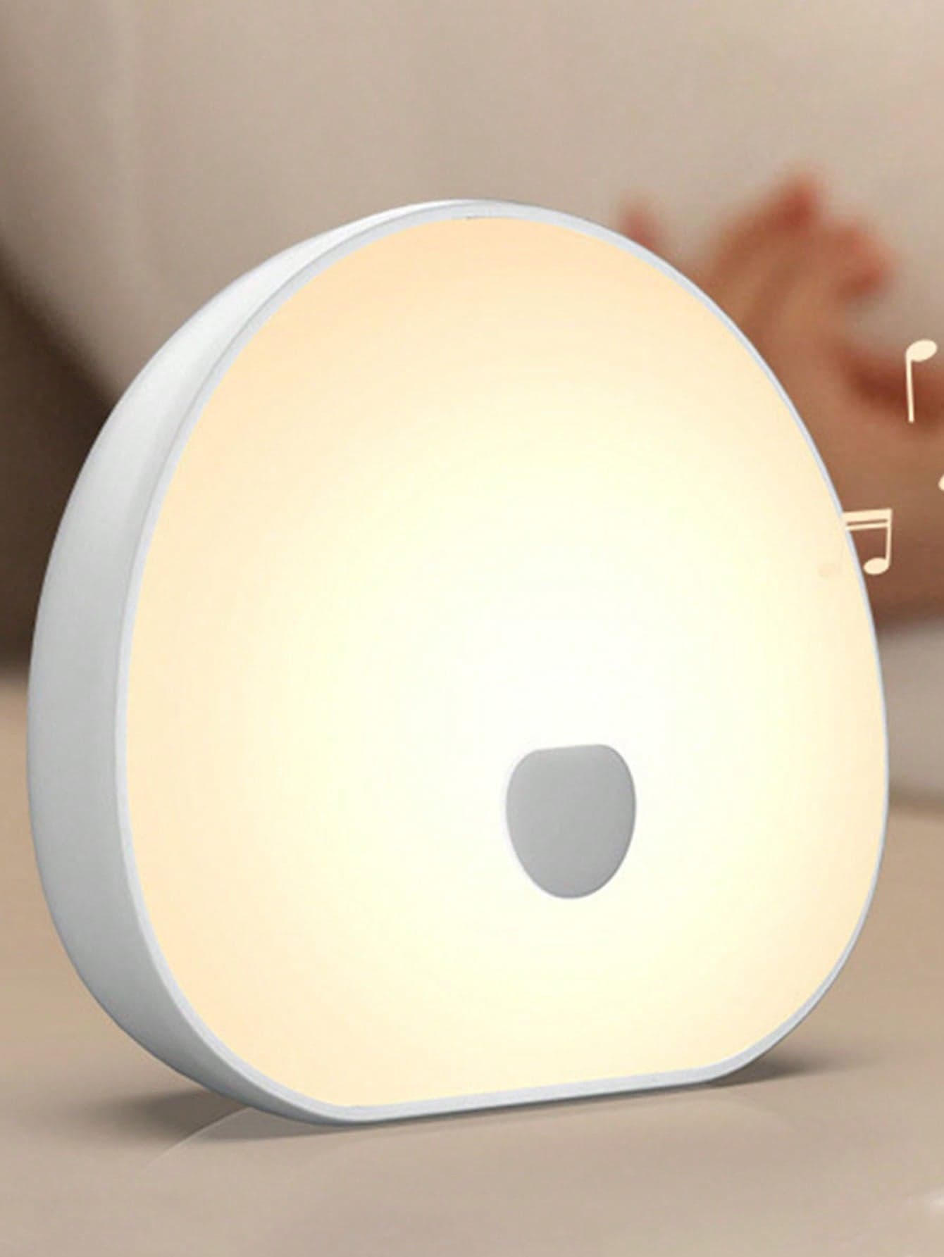 Rechargeable White Noise Machine With 7-Color Ambient Night Light, 2-In-1 Portable Sound Machine & Touch Bedside Lamp For Home And Travel