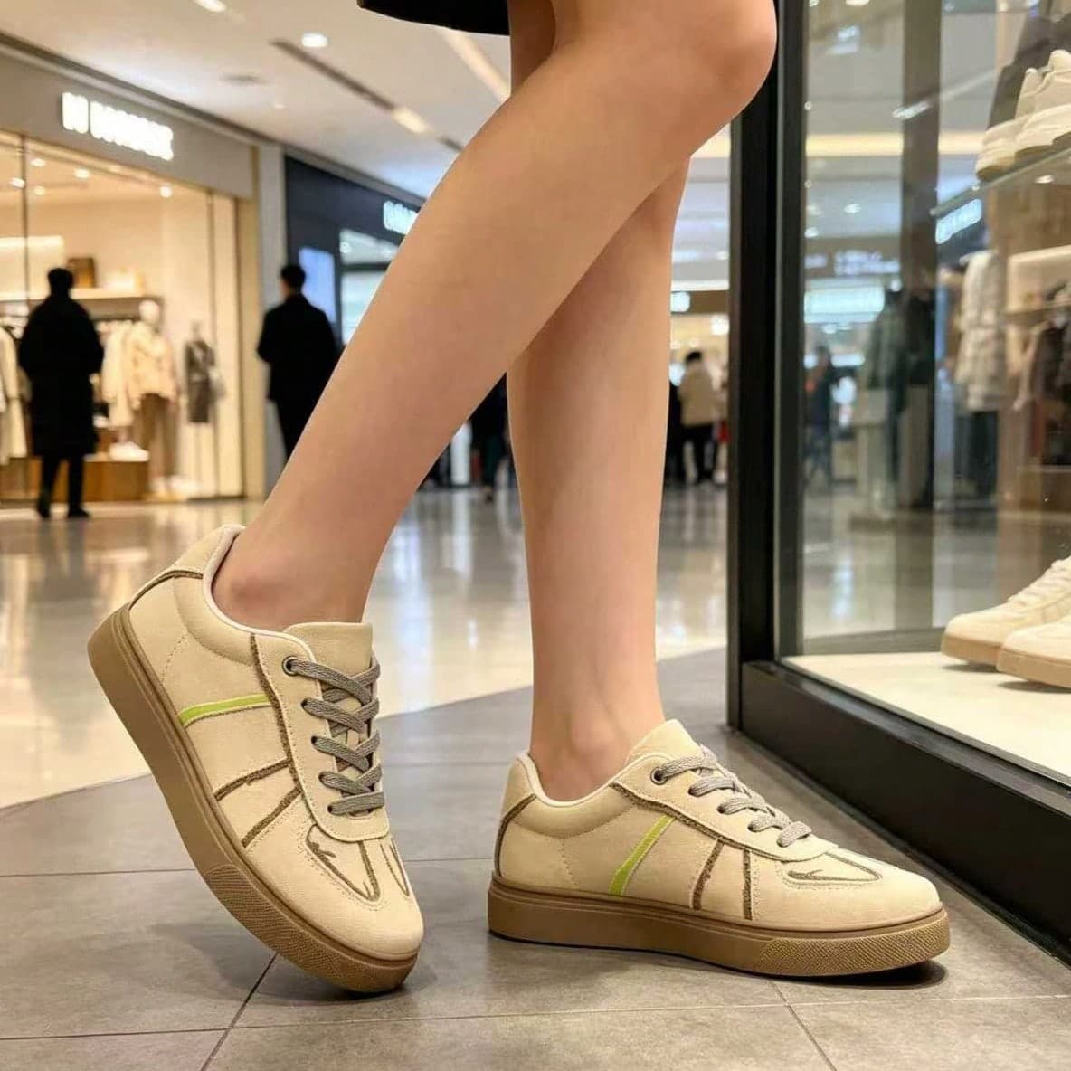Women's Vintage Fashion German Trainer Shoes, Couples Summer New Niche Canvas Casual Sports Lightweight Soft Sole Sneakers