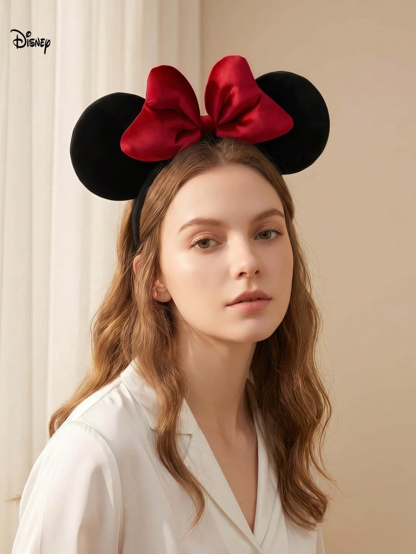 Disney Minnie Mouse Headband, Fashionable And . Essential Headwear For Cosplay, Theme Park Visits, Holiday Celebrations And Parties, Ideal Gift For Birthdays, Christmas, Anniversaries And Special Occasions. Comfortable Headband Design, Suitable For Daily Wear