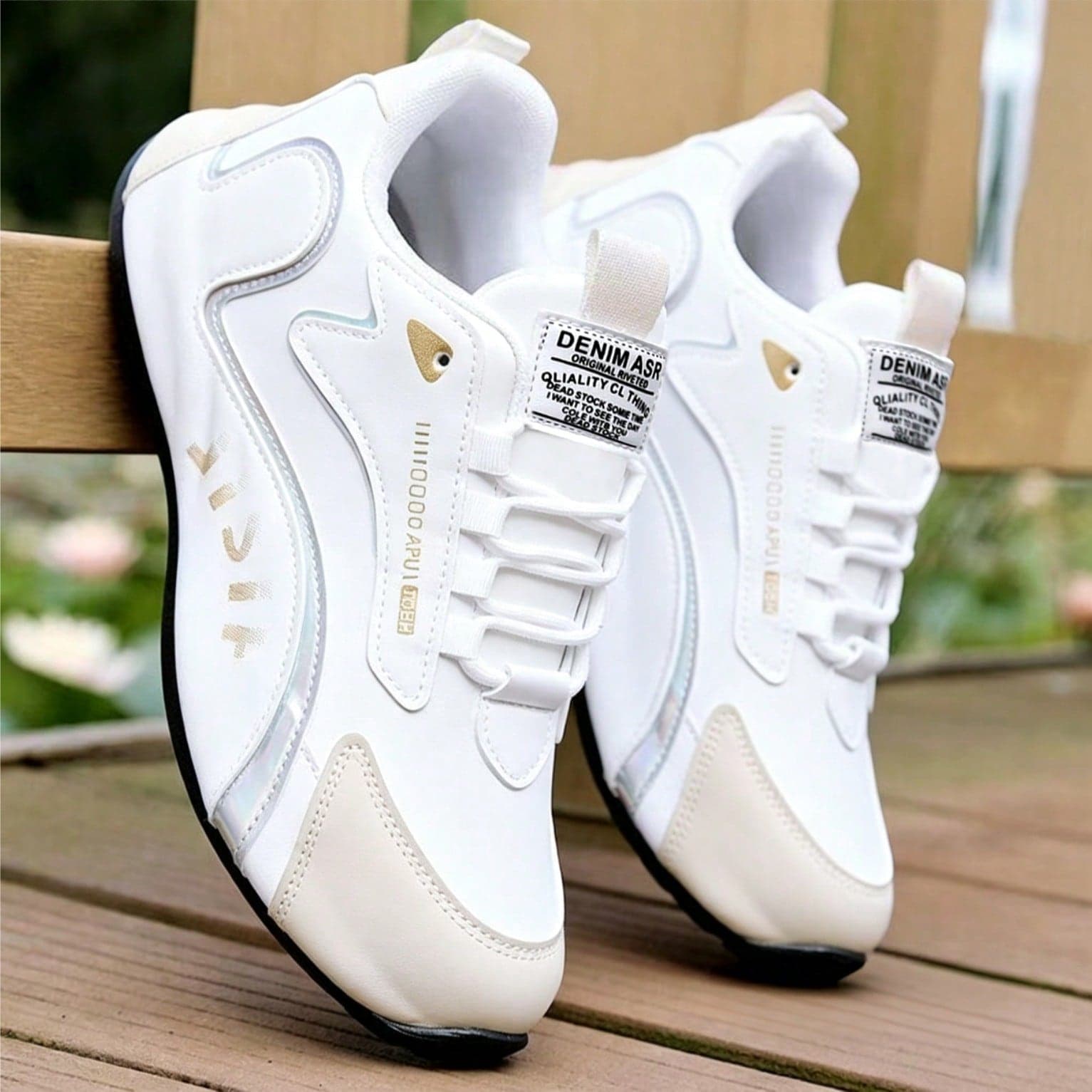 OBOVAY Men's Casual Sports Shoes, Soft Sole, Wear-Resistant Running Sneakers