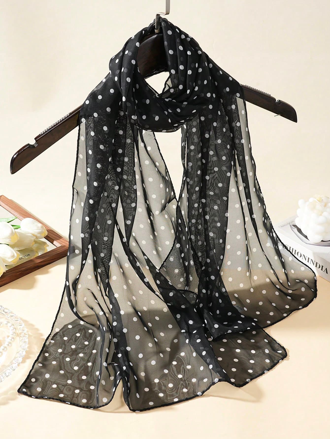 1pc Women's Comfortable Breathable Lightweight Printed Scarf/Headscarf, Suitable For Travel, Beach, Gatherings,Holiday