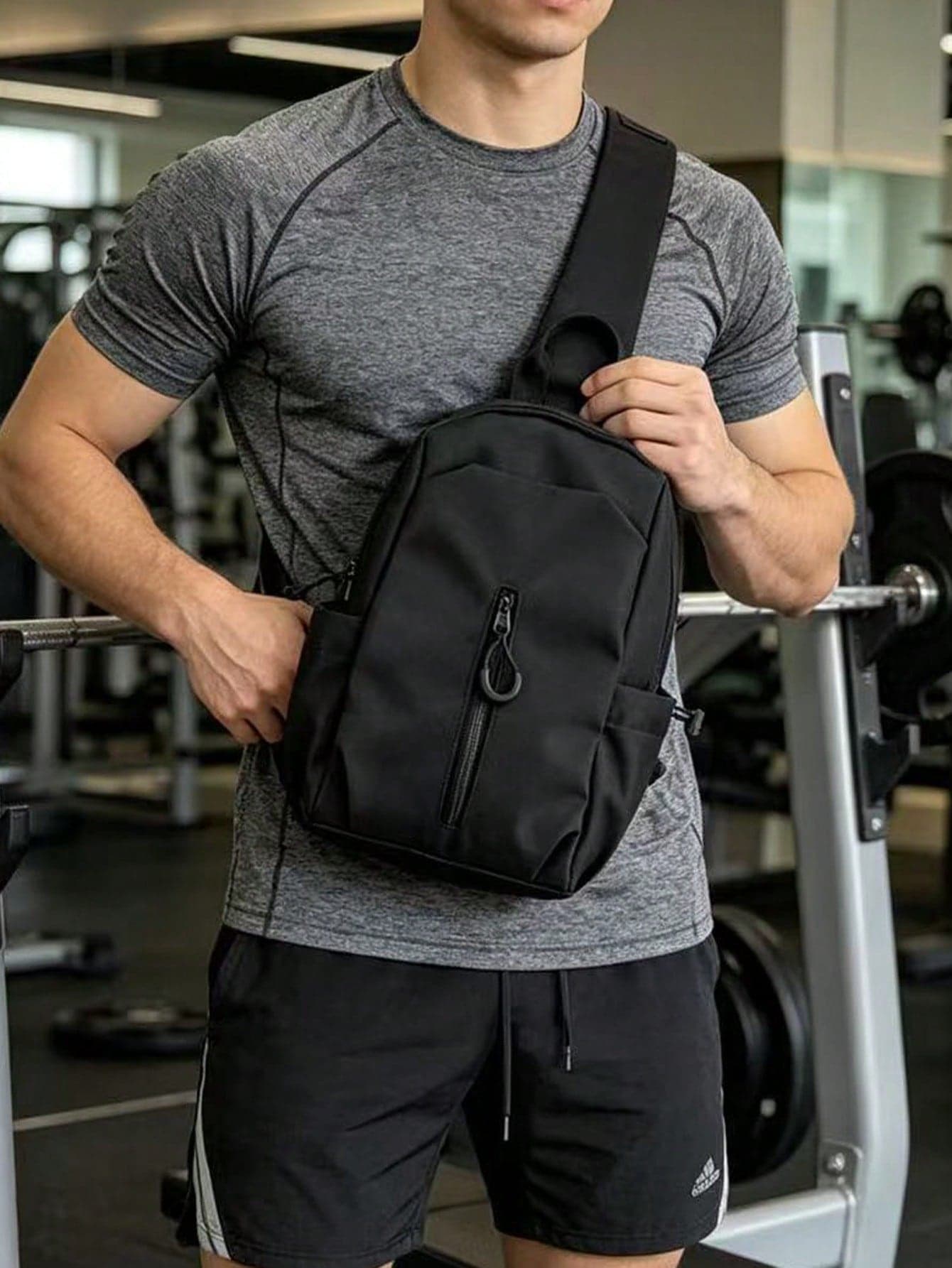 Men's Casual Multifunctional Chest Bag, Fashionable Shoulder Bag, Crossbody Small Backpack,Y2k