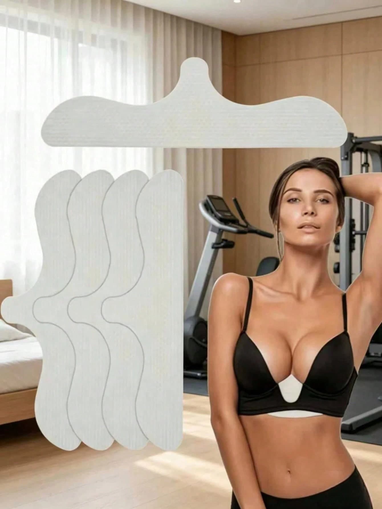5/10/20pcs Reusable Bra Pads, 3-Layer Non-Woven Absorbent Pads, Super Absorbent & Breathable Cooling, Y2K & Pastoral Style Invisible Bra Liners, Comfortable All-Day Wear, Suitable For Sports, Travel, Summer