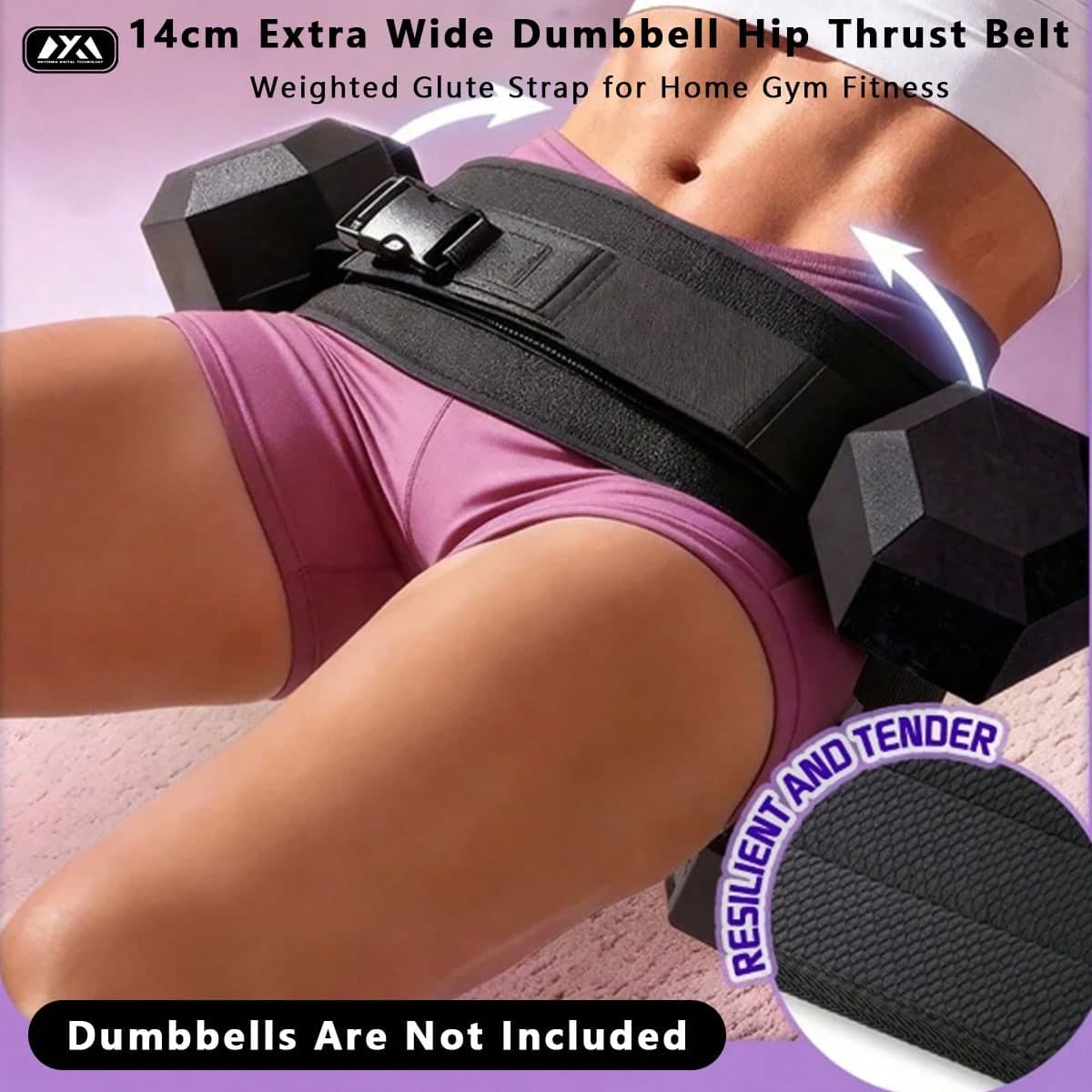 Adjustable Waist Weight Belt, Suitable For Home Workouts, Dumbbell Training, And Hip Shaping; A Home Gym Fitness Equipment.