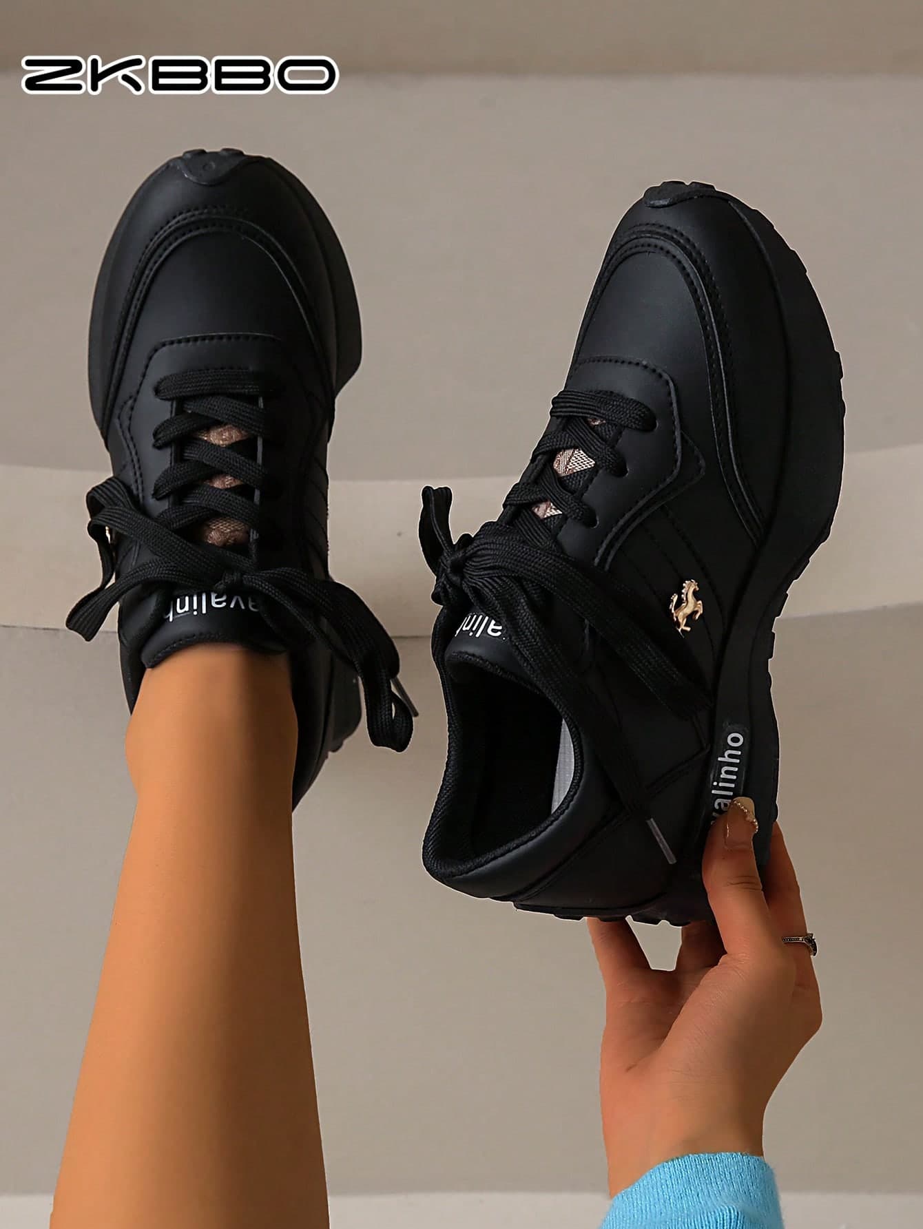ZKBBO Women's Casual Sports Shoes, Lightweight Non-Slip Comfortable Retro Sneakers, Suitable For All Seasons Fitness & Running