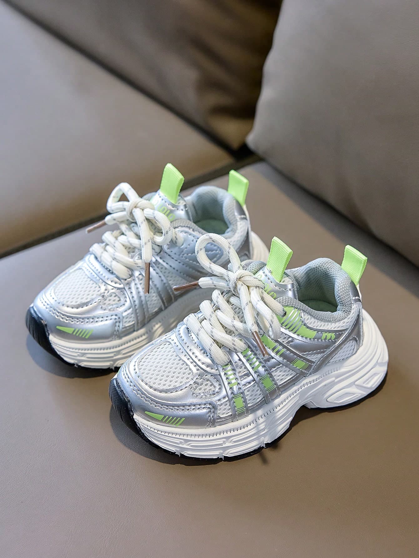 1 Pair Kids New Sports Shoes, Boys Breathable Mesh Shoes, Girls Chunky Sneakers, Baby Shoes, Soft Sole Casual Shoes, Outdoor Travel Running Shoes